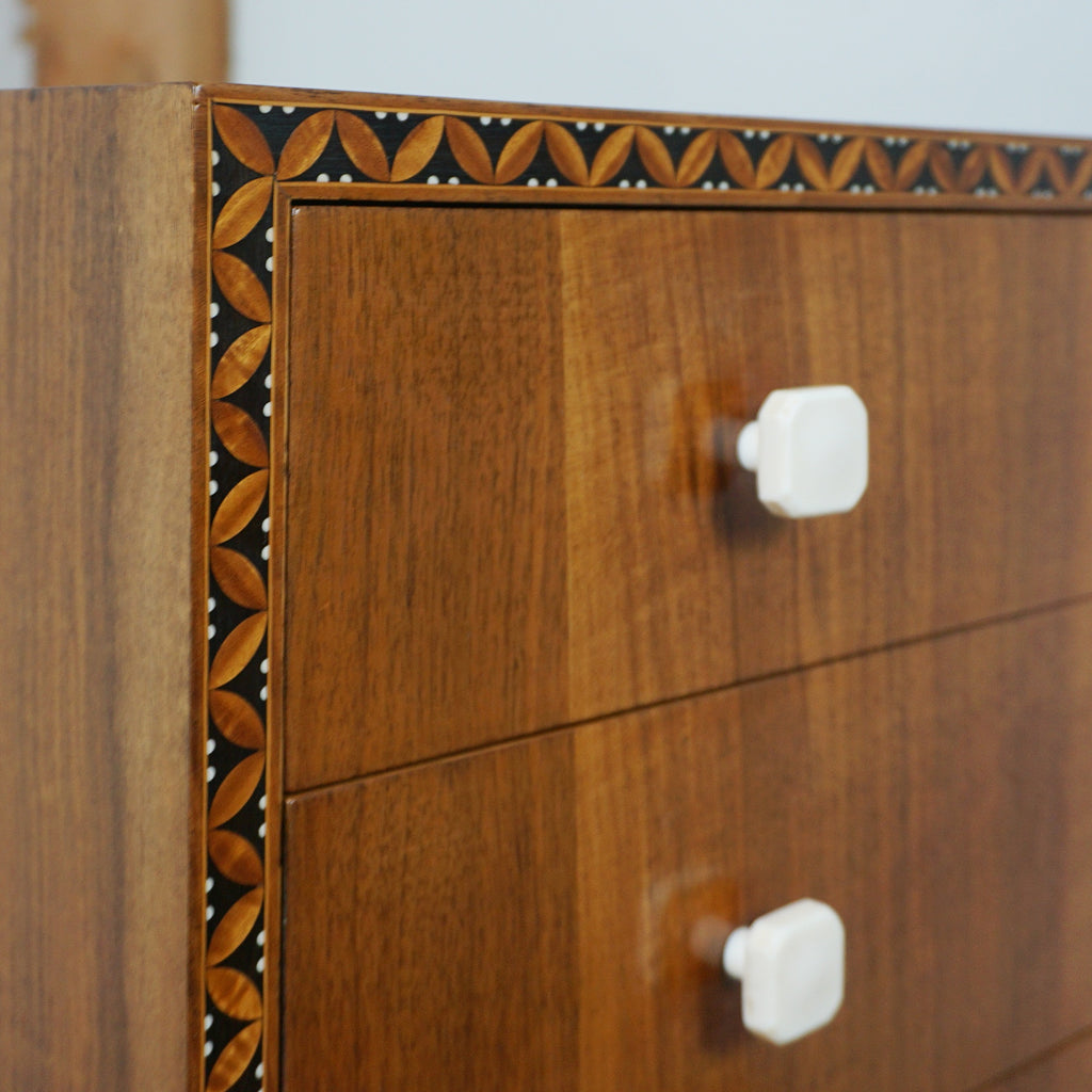 Art Deco lowboy Chest - Markies Antiques Ltd