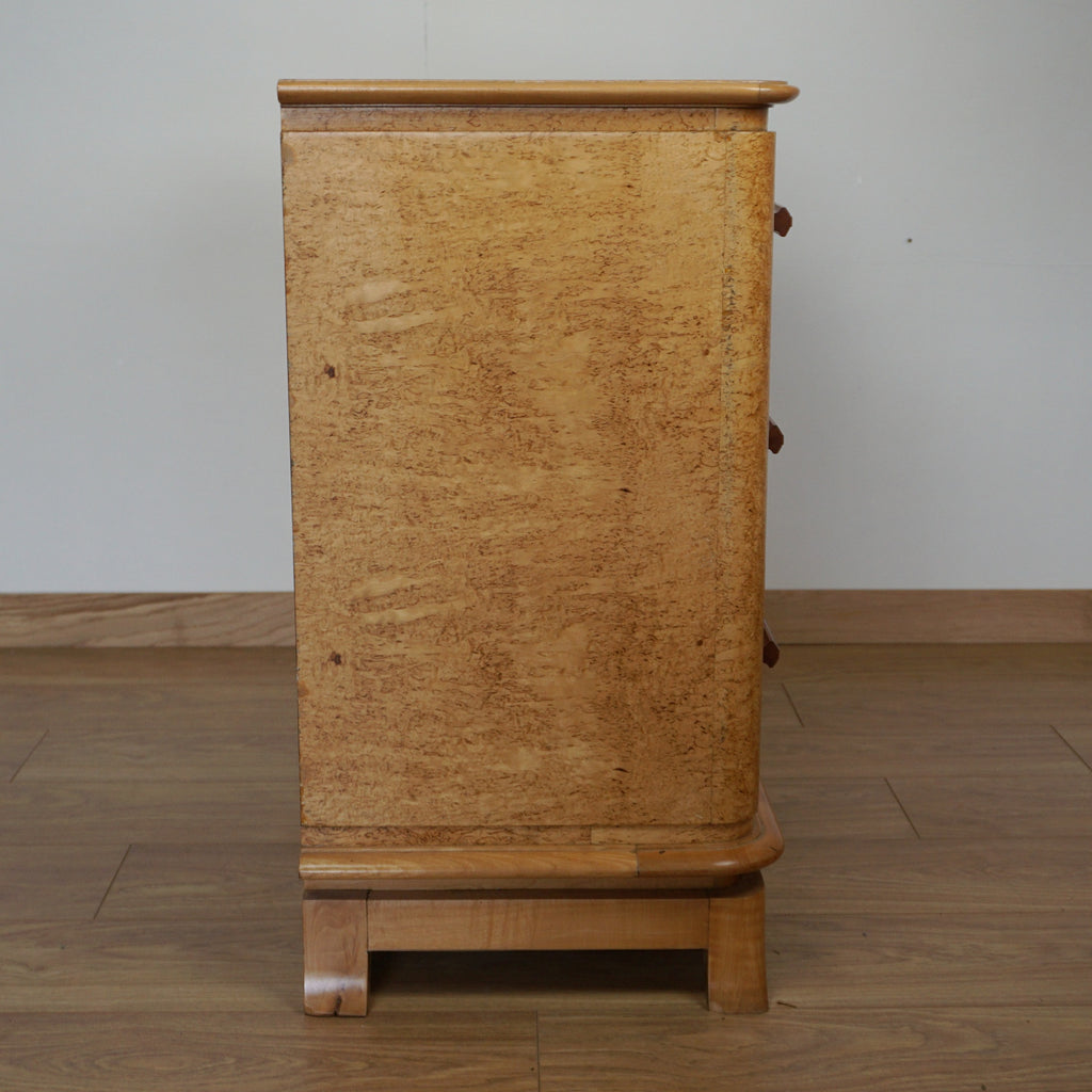 Art Deco Karelian Birch Chest of Drawers - Jeroen Markies Art Deco 