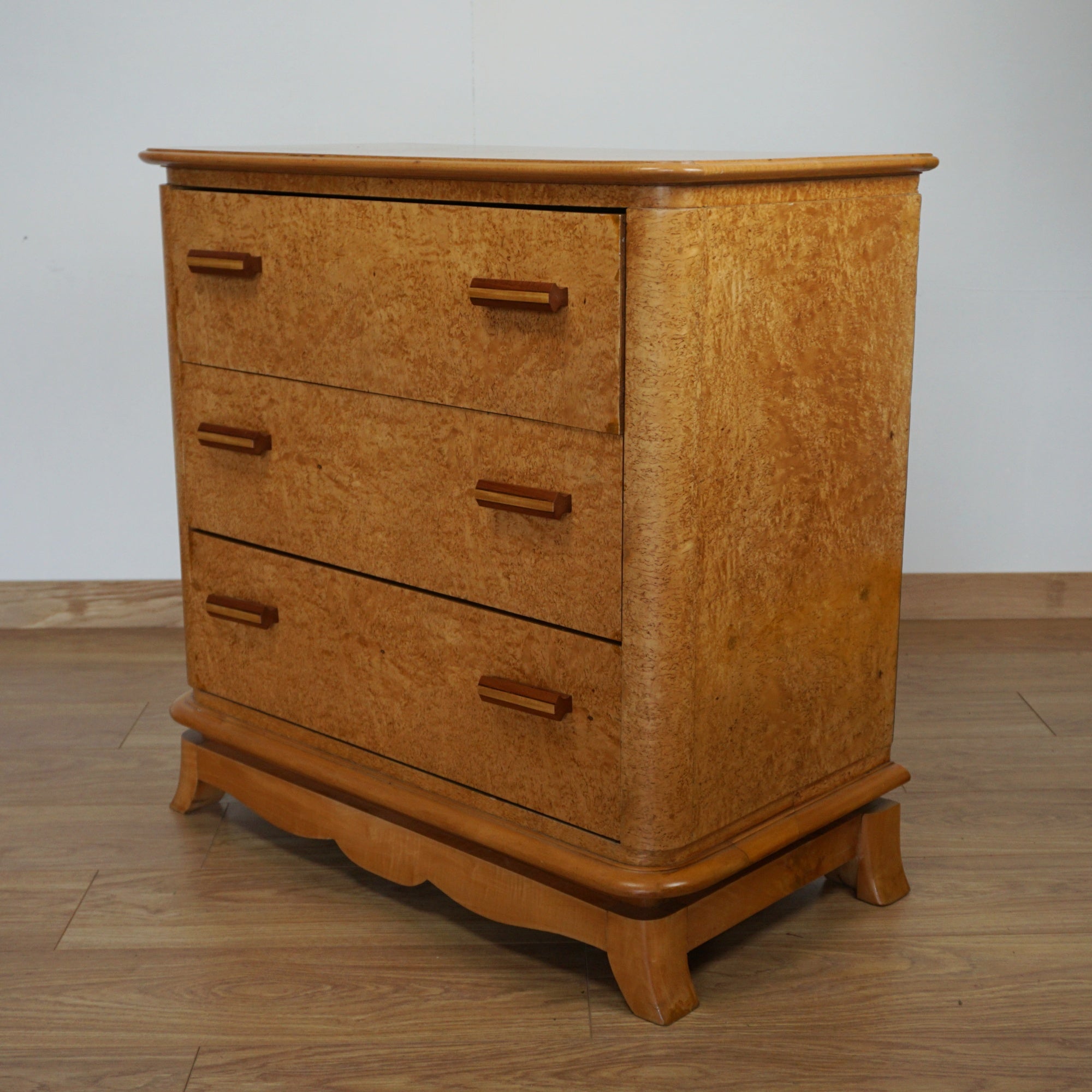 Art Deco Karelian Birch Chest of Drawers - Jeroen Markies Art Deco 