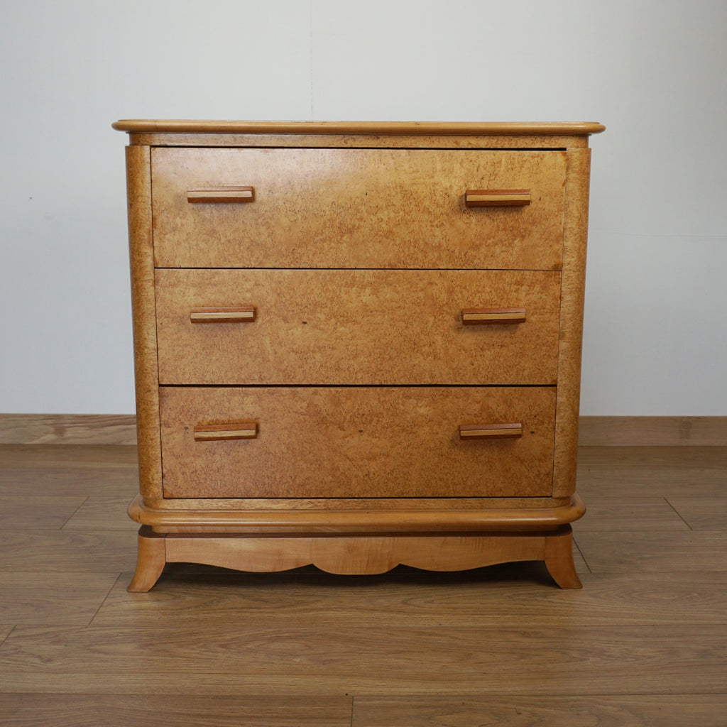 Art Deco Karelian Birch Chest of Drawers - Jeroen Markies Art Deco 