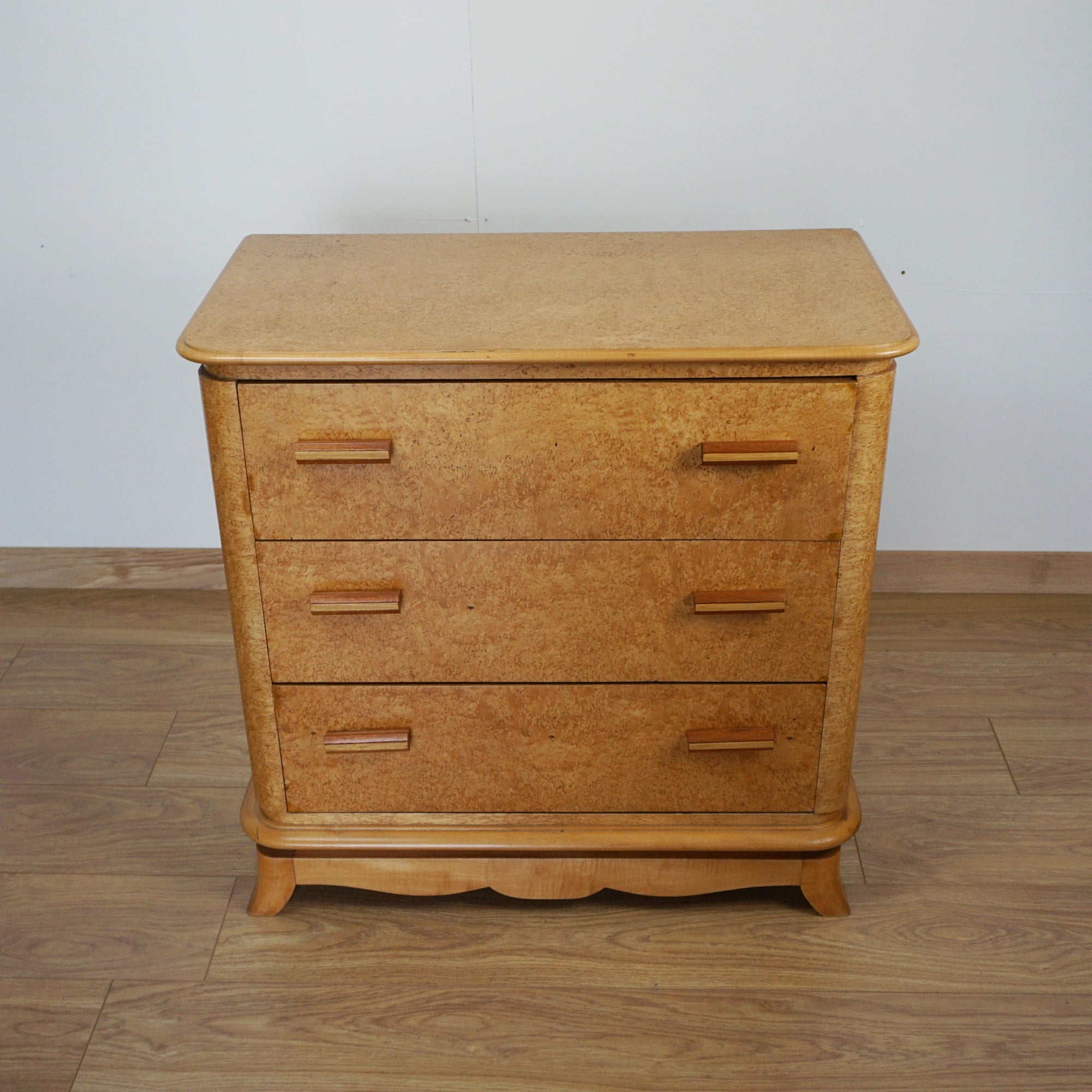 Art Deco Karelian Birch Chest of Drawers - Jeroen Markies Art Deco 
