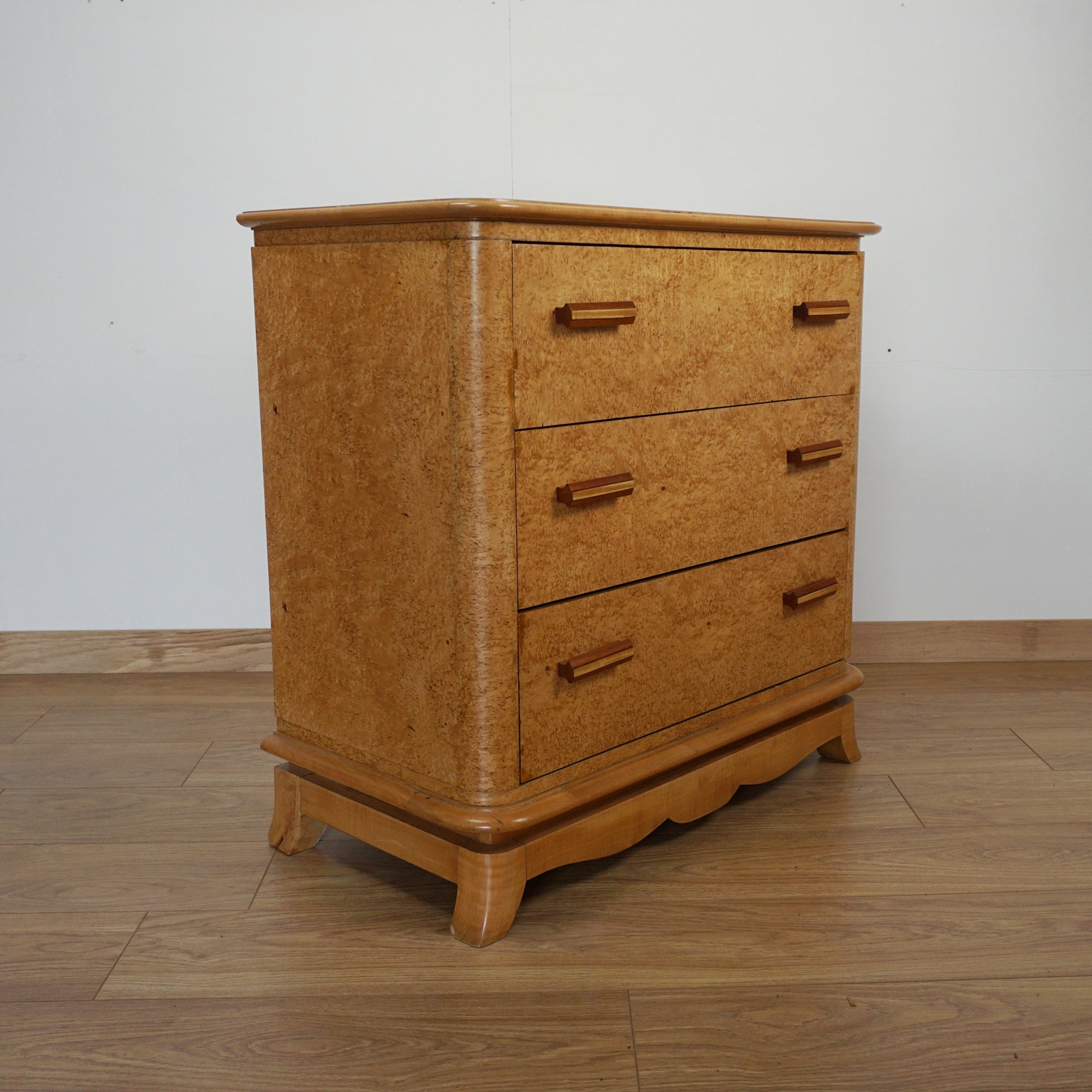 Art Deco Karelian Birch Chest of Drawers - Jeroen Markies Art Deco 
