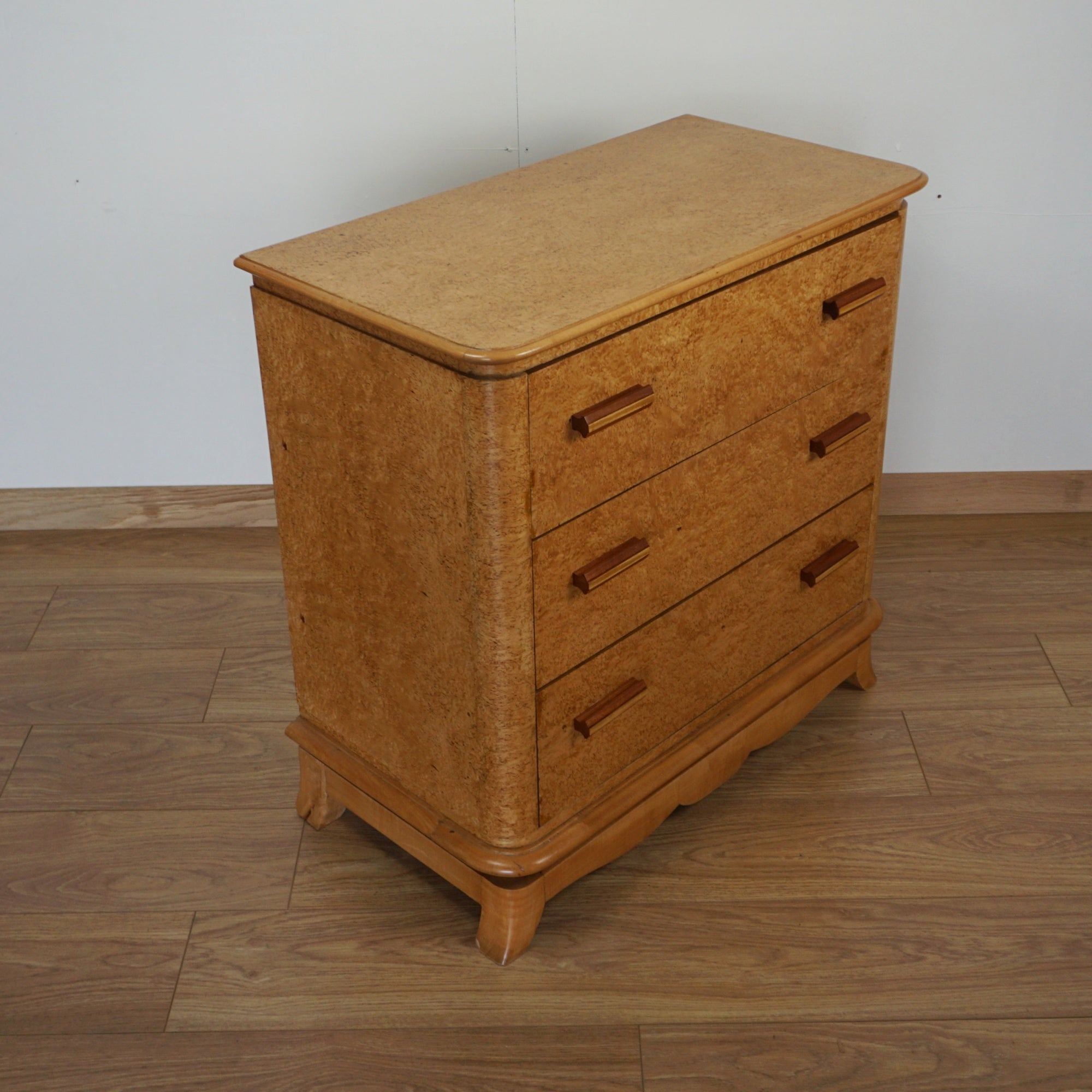 Art Deco Karelian Birch Chest of Drawers - Jeroen Markies Art Deco 