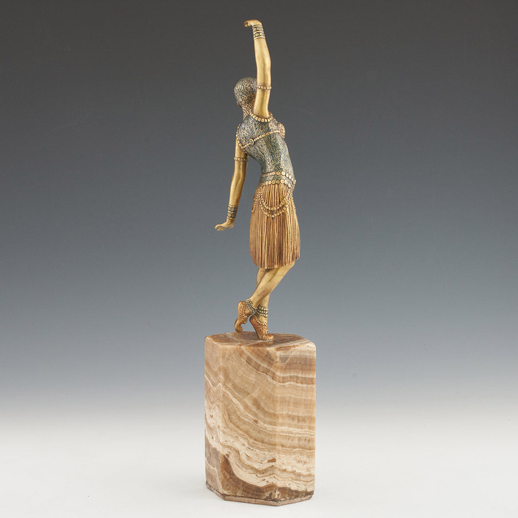 Demetre Chiparus - Dancer of Lebanon - Original Chiparus Bronze Sculpture - Jeroen Markies Art Deco