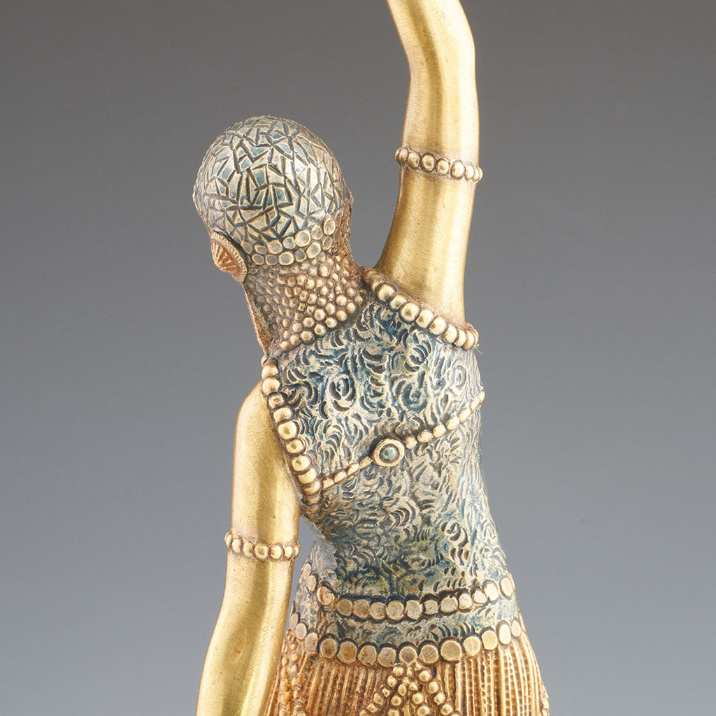 Demetre Chiparus - Dancer of Lebanon - Original Chiparus Bronze Sculpture - Jeroen Markies Art Deco
