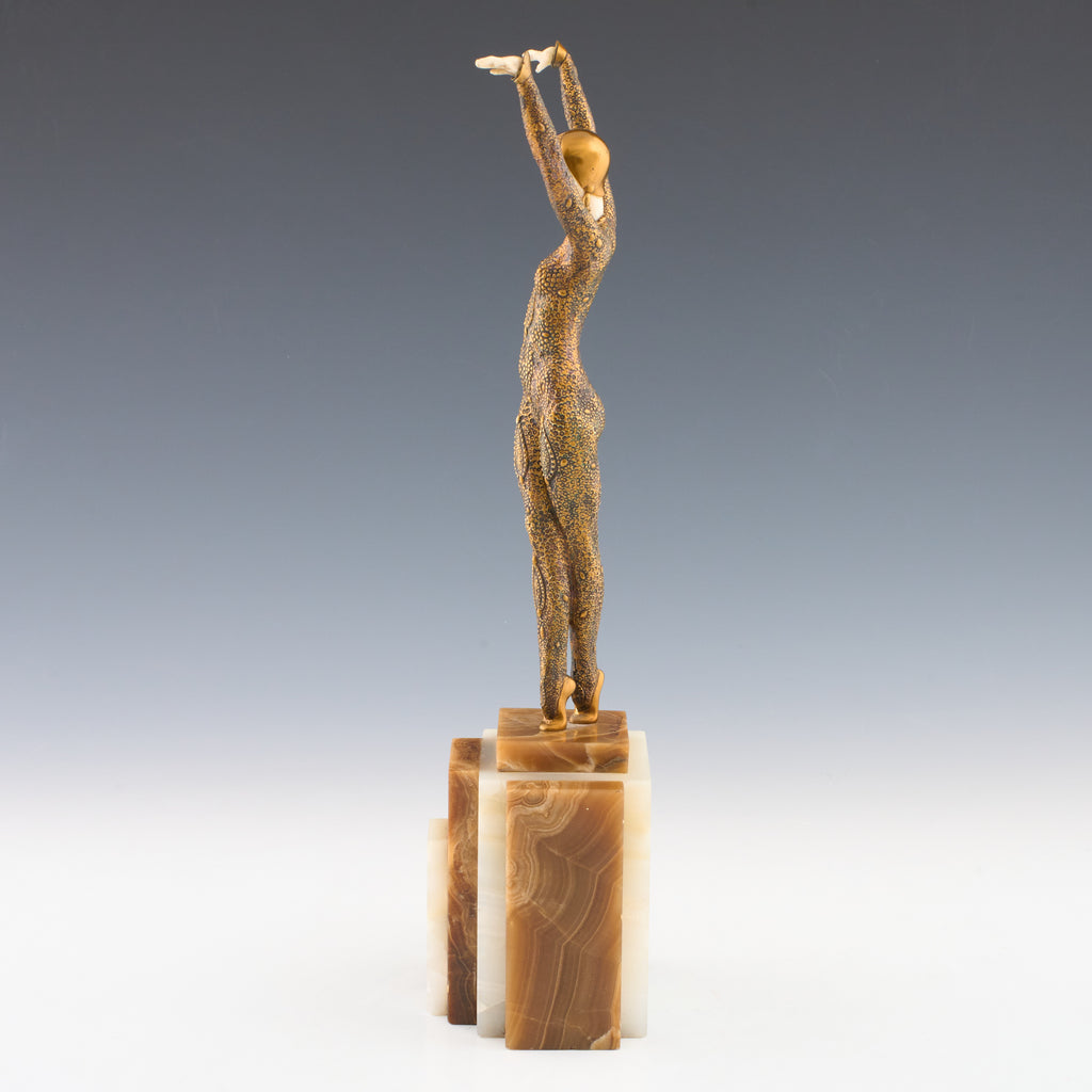 'Dourga' Demetre Chiparus Bronze Sculpture - Original Art Deco Bronze Sculpture.- Jeroen Markies Art Deco