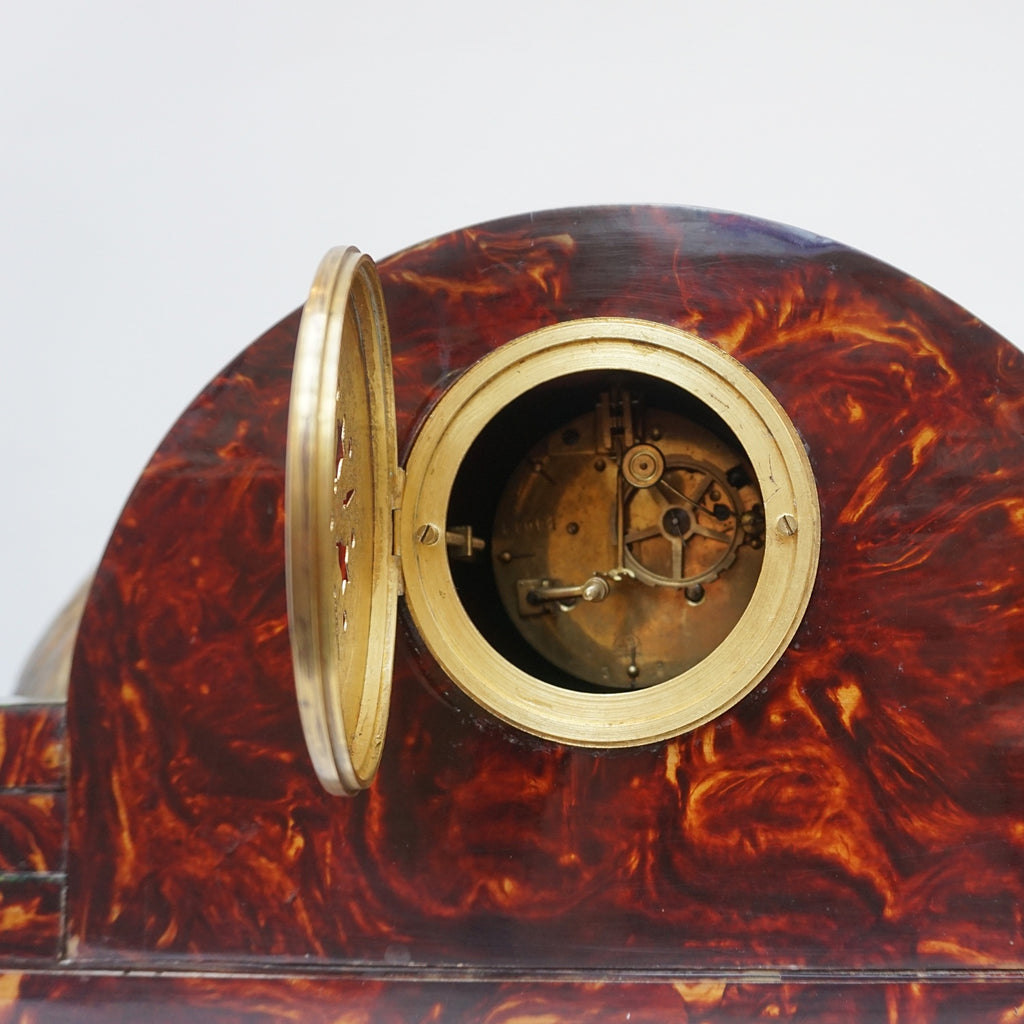 An Art Deco clock with spelter ladies - Jeroen Markies Art Deco