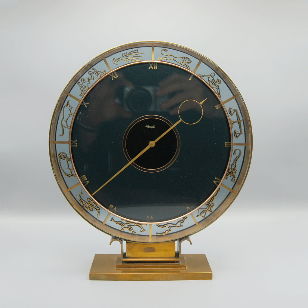 Heindrich Moller for Kienzle Art Deco Zodiac Clock - Markies Antiques Ltd