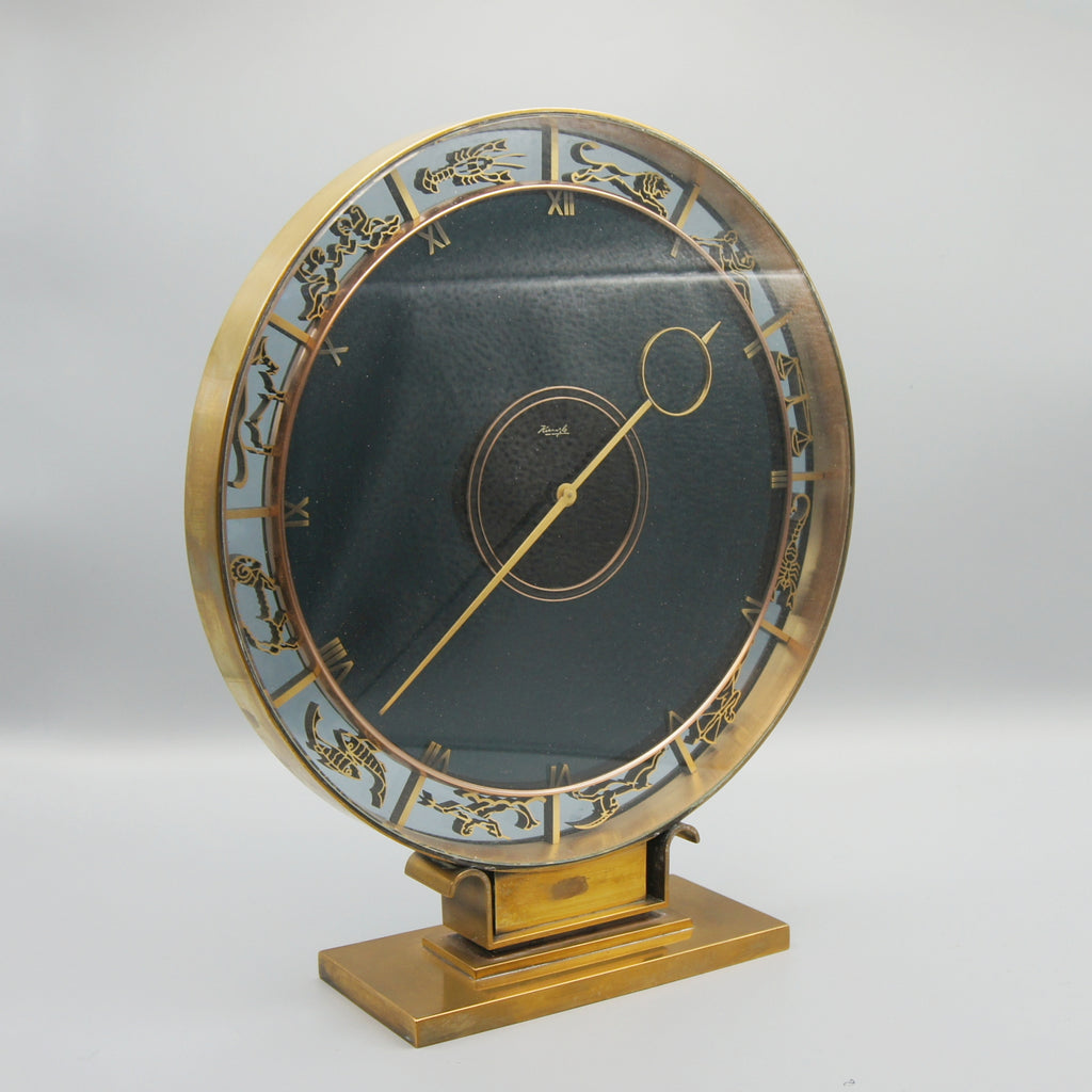 Heindrich Moller for Kienzle Art Deco Zodiac Clock - Markies Antiques Ltd