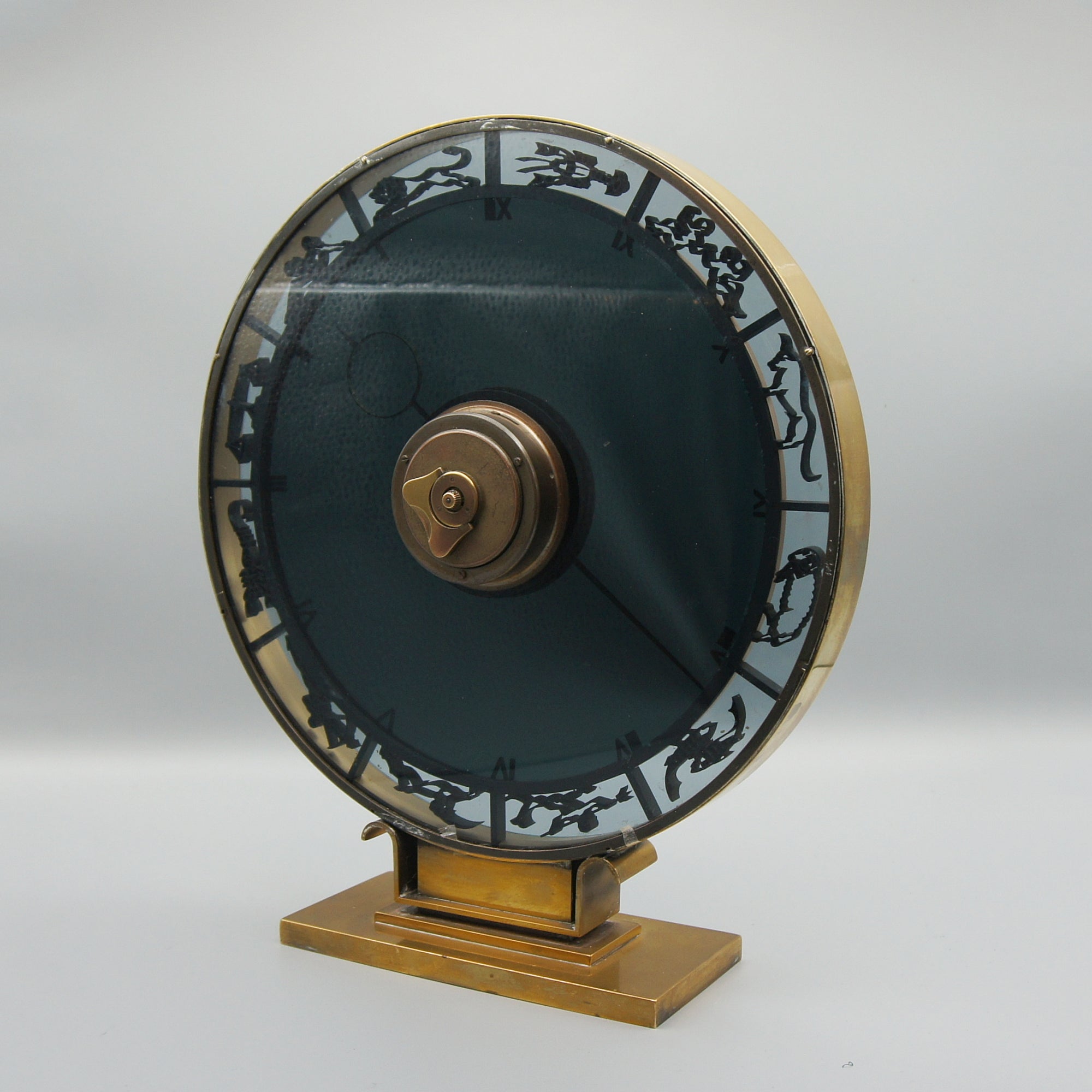 Heindrich Moller for Kienzle Art Deco Zodiac Clock - Markies Antiques Ltd