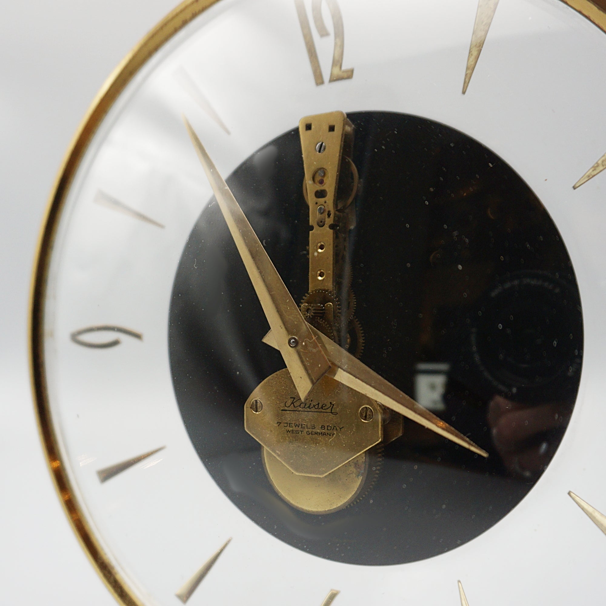 Mid-Century Mantel Clock - Kaiser - 1960s Clock - Mid-Century Clock - Jeroen Markies Art Deco - Table and Desk Clocks