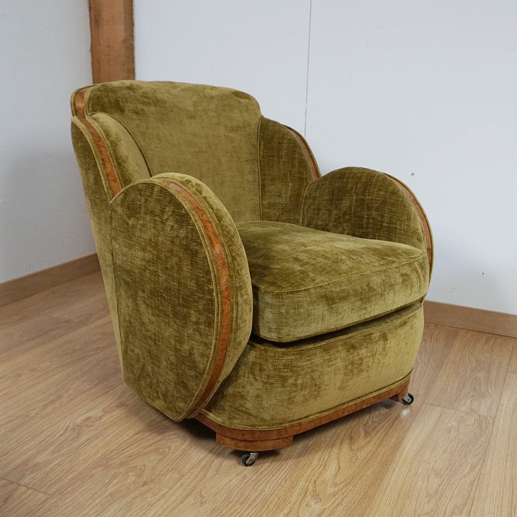 Vintage Art Deco Cloud Lounge Armchairs - Markies Antiques 