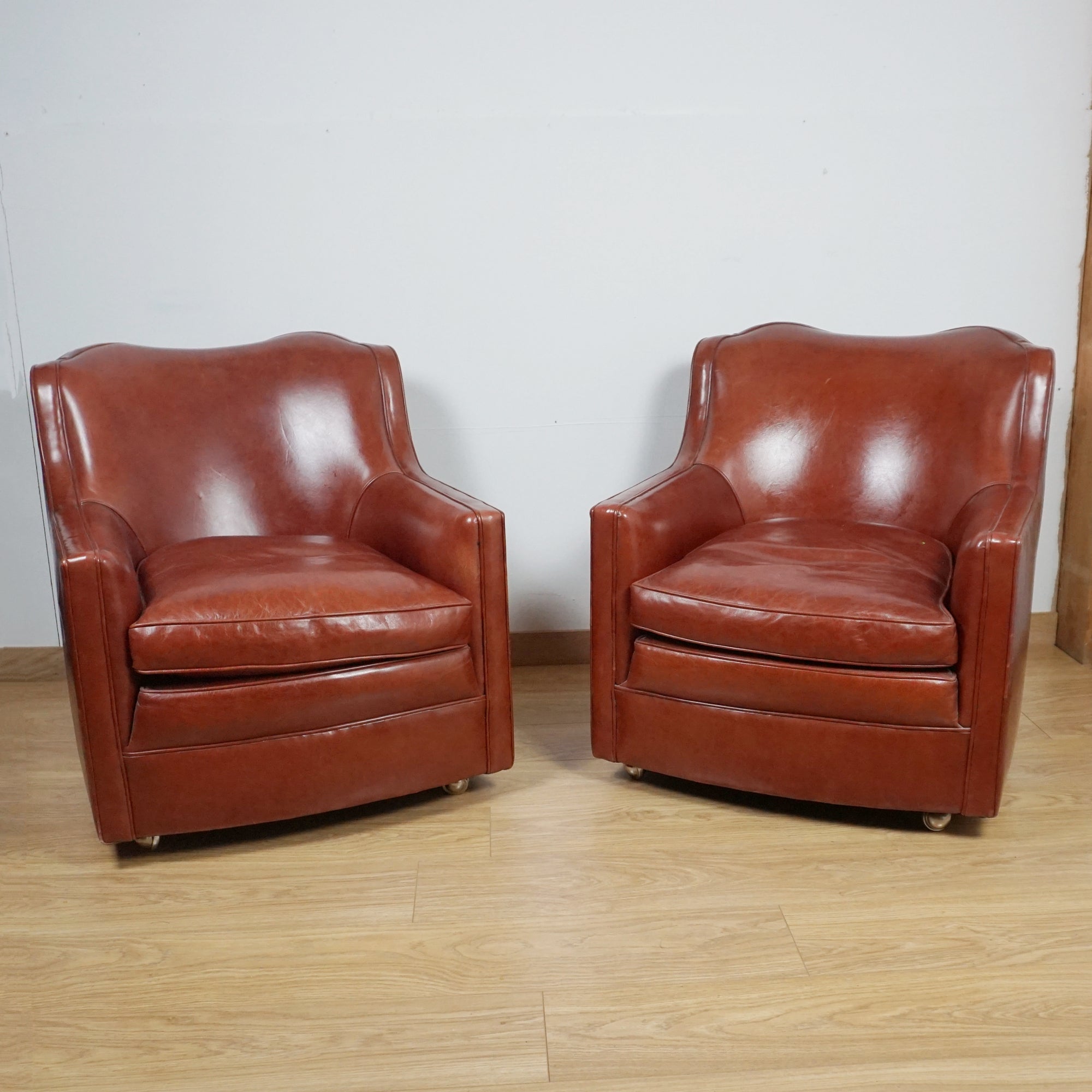 Pair of Art Deco Lounge Chairs