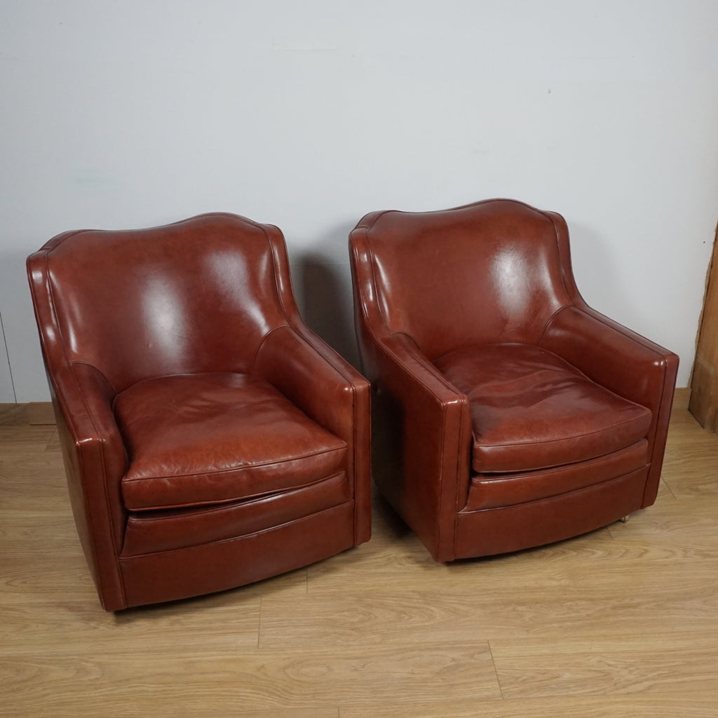 Pair of Art Deco Lounge Chairs