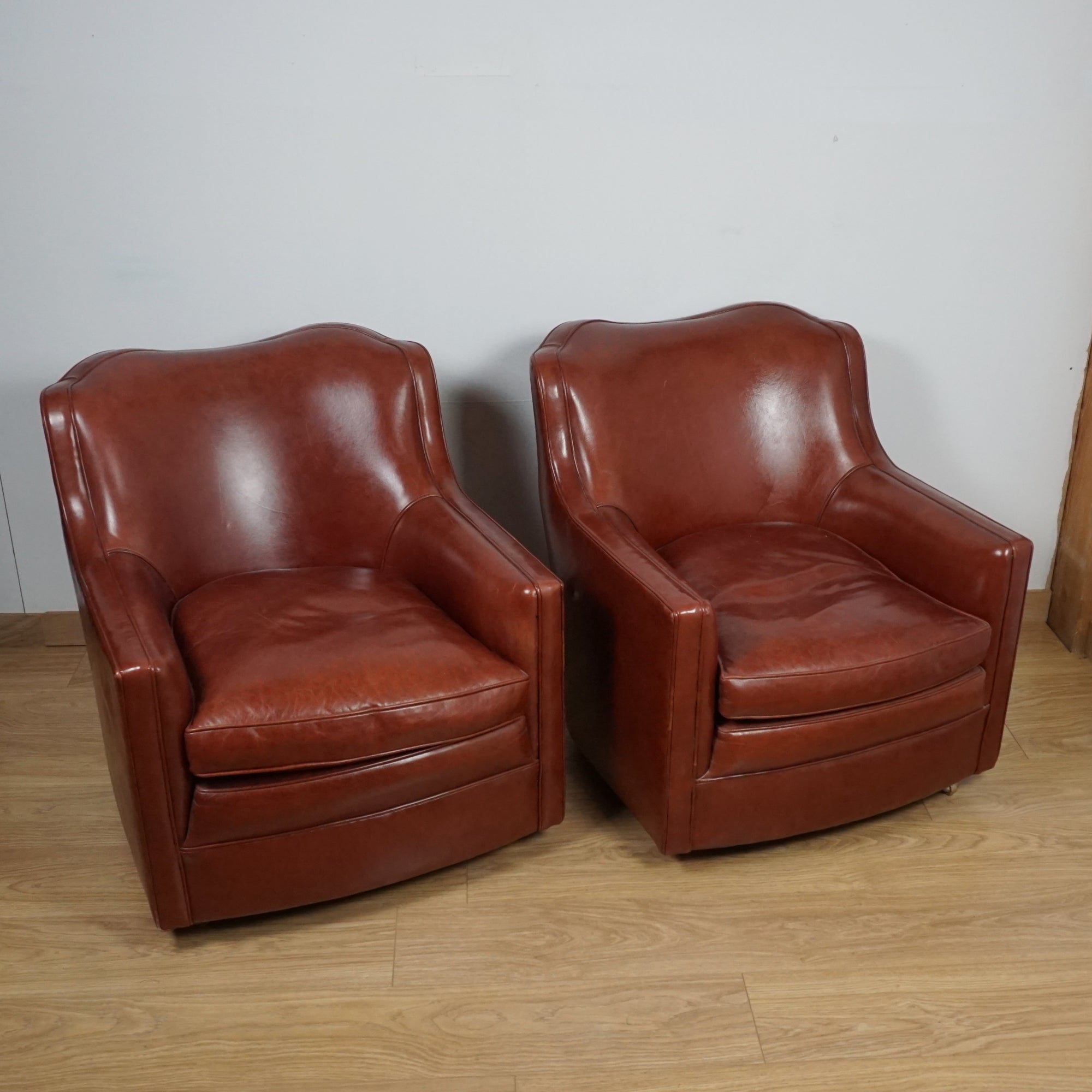 Pair of Art Deco Lounge Chairs
