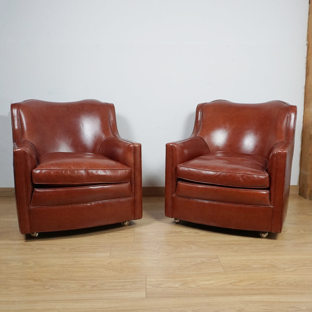 Pair of Art Deco Lounge Chairs