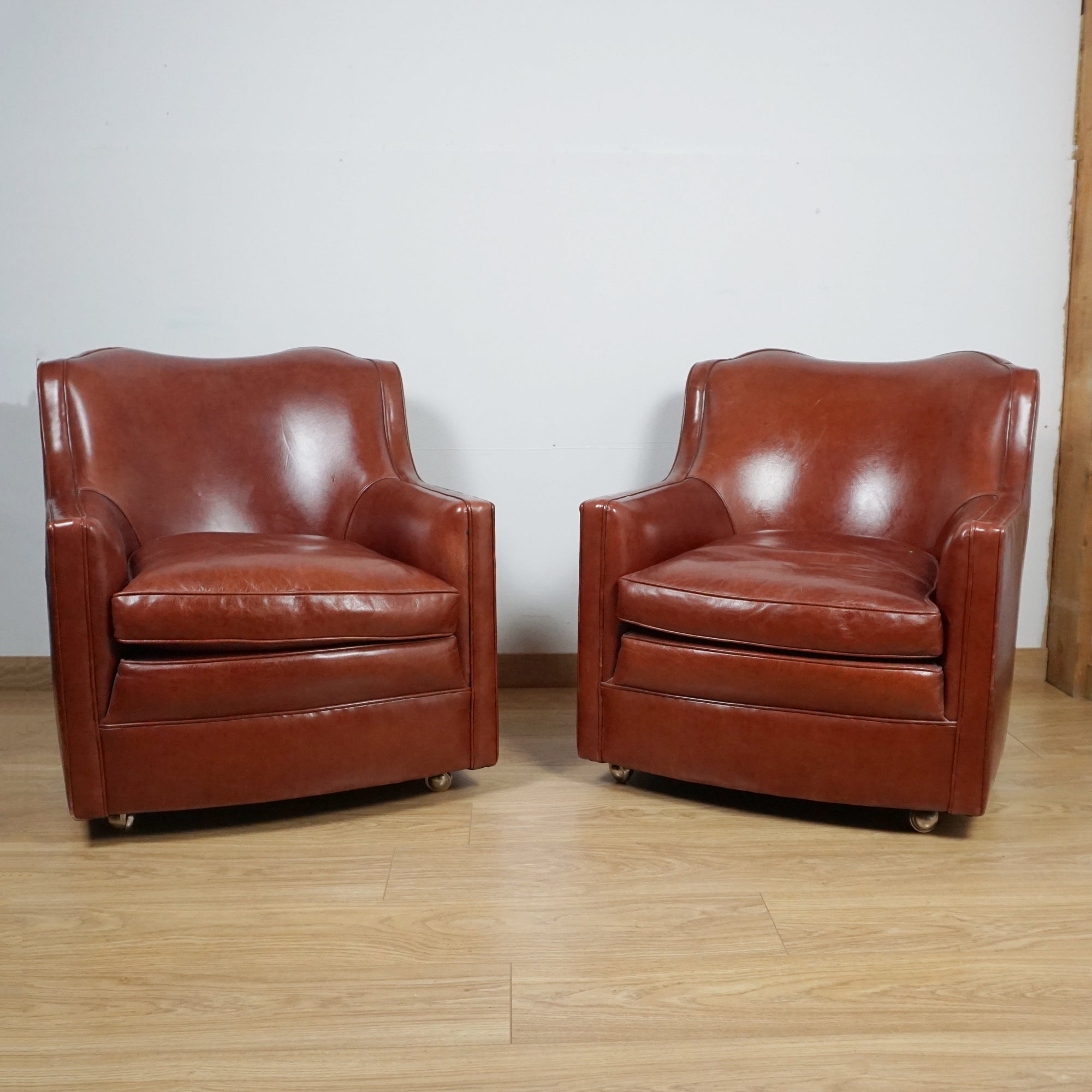 Pair of Art Deco Lounge Chairs