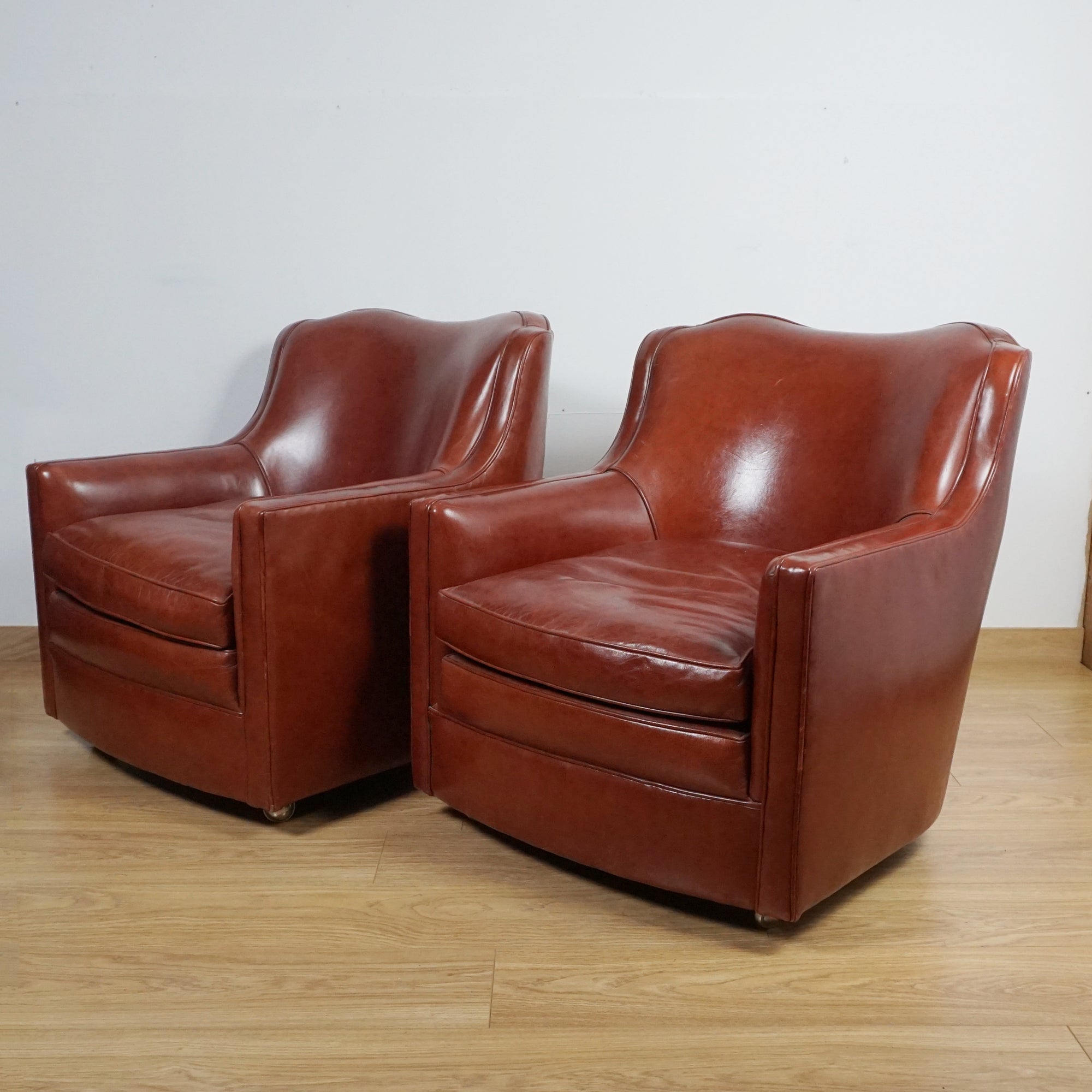 Pair of Art Deco Lounge Chairs
