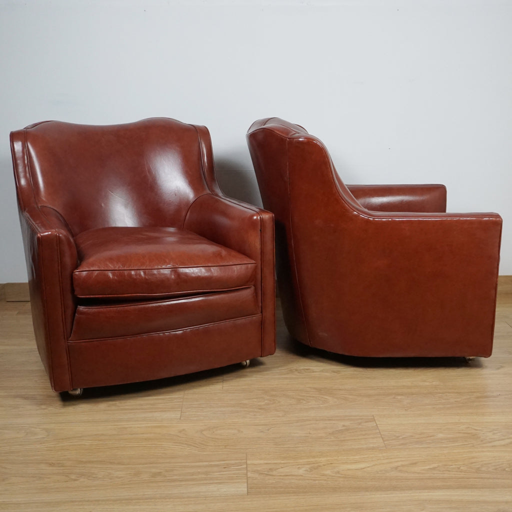 Pair of Art Deco Lounge Chairs