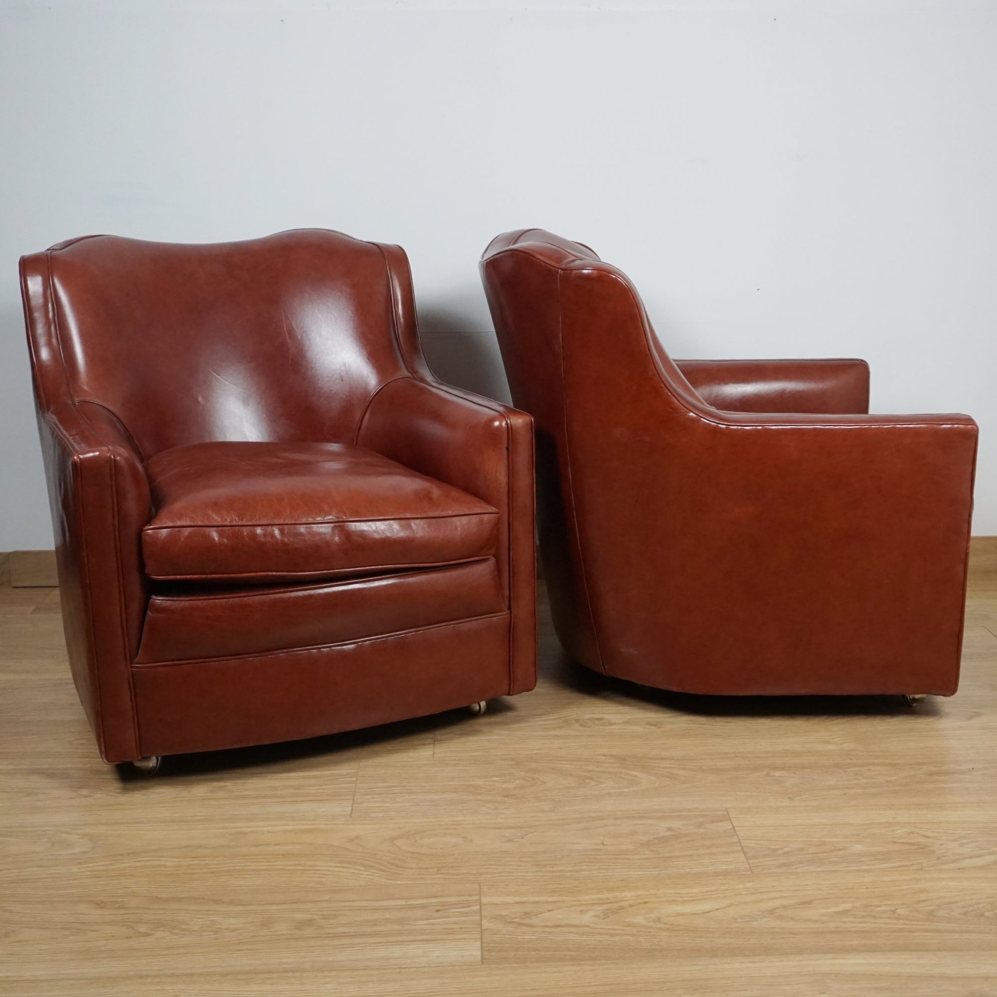 Pair of Art Deco Lounge Chairs