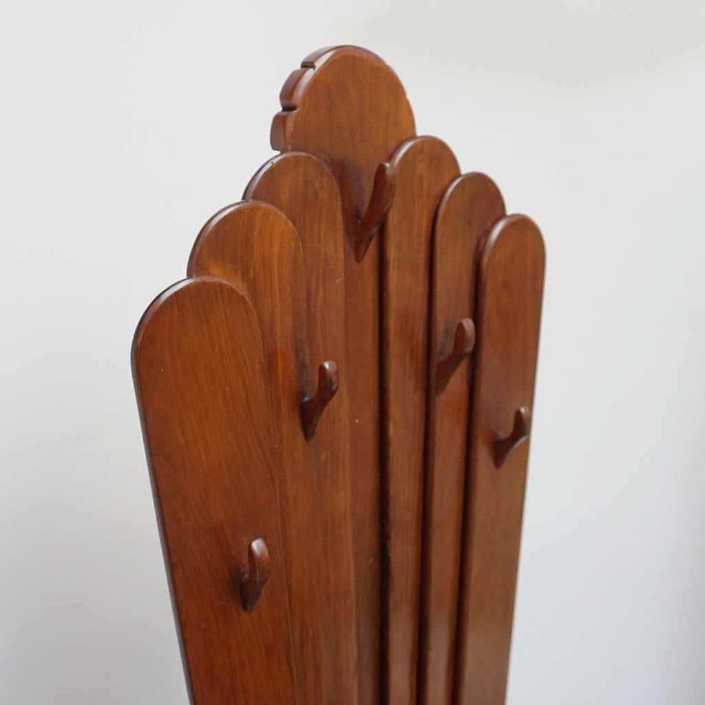 Pair of Art Deco Fruitwood Coat Hooks. Art Deco Entrance Hall Coat Hooks. Hallway Furniture. 1930's - Jeroen Markies Art Deco