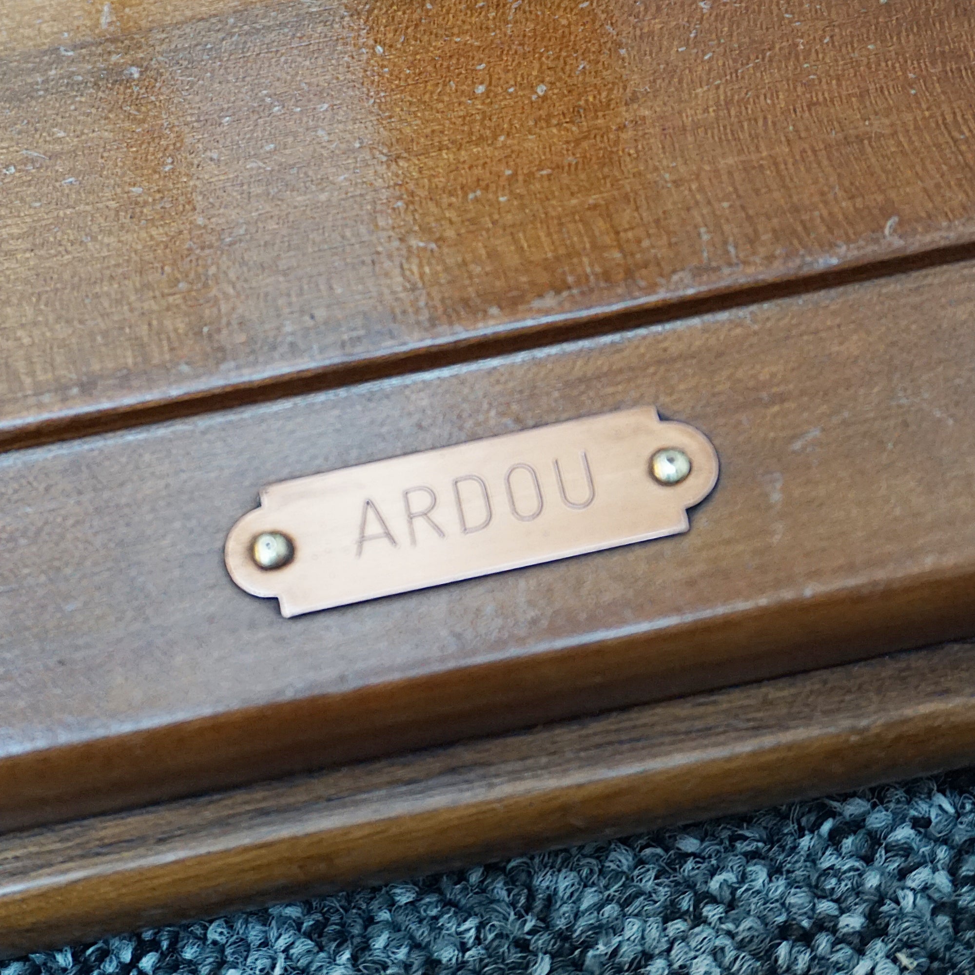 Pair of Art Deco Fruitwood Coat Hooks. Art Deco Entrance Hall Coat Hooks. Hallway Furniture. 1930's - Jeroen Markies Art Deco