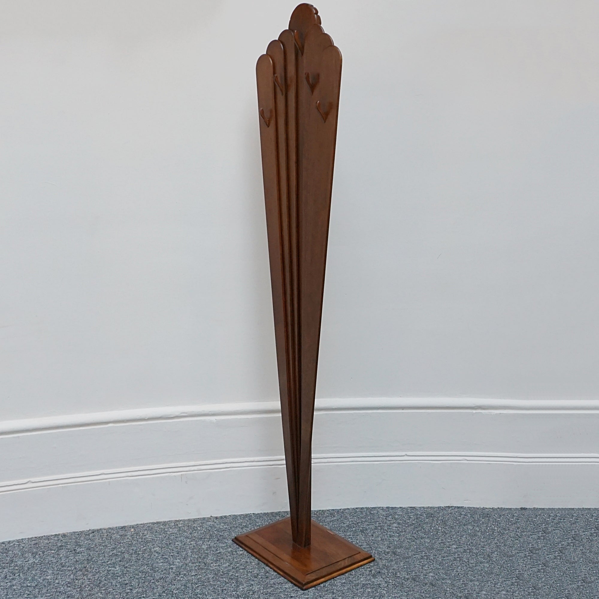 Pair of Art Deco Fruitwood Coat Hooks. Art Deco Entrance Hall Coat Hooks. Hallway Furniture. 1930's - Jeroen Markies Art Deco