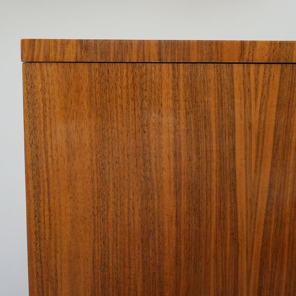 Original Art Deco Figured Walnut Cocktail / Drinks Cabinet - Jeroen Markies Art Deco