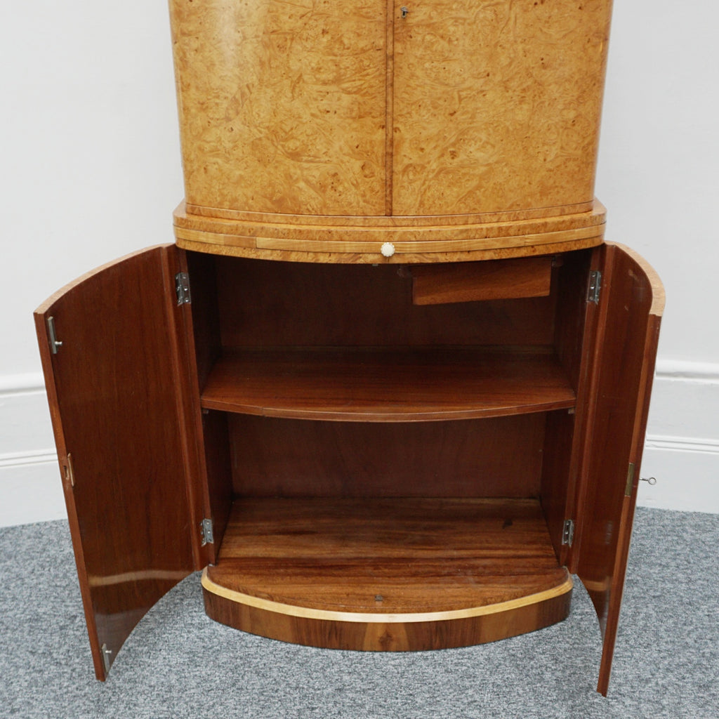 Original English Art Deco Drinks Cabinet by Harry.& Lou Epstein - Jeroen Markies Art Deco