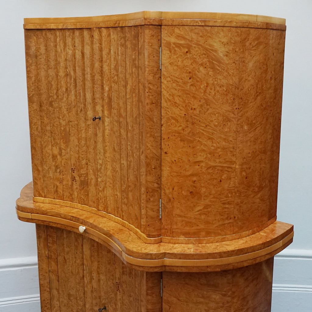 Vintage Art Deco Cocktail Cabinet by Harry & Lou Epstein - Jeroen Markies Art Deco