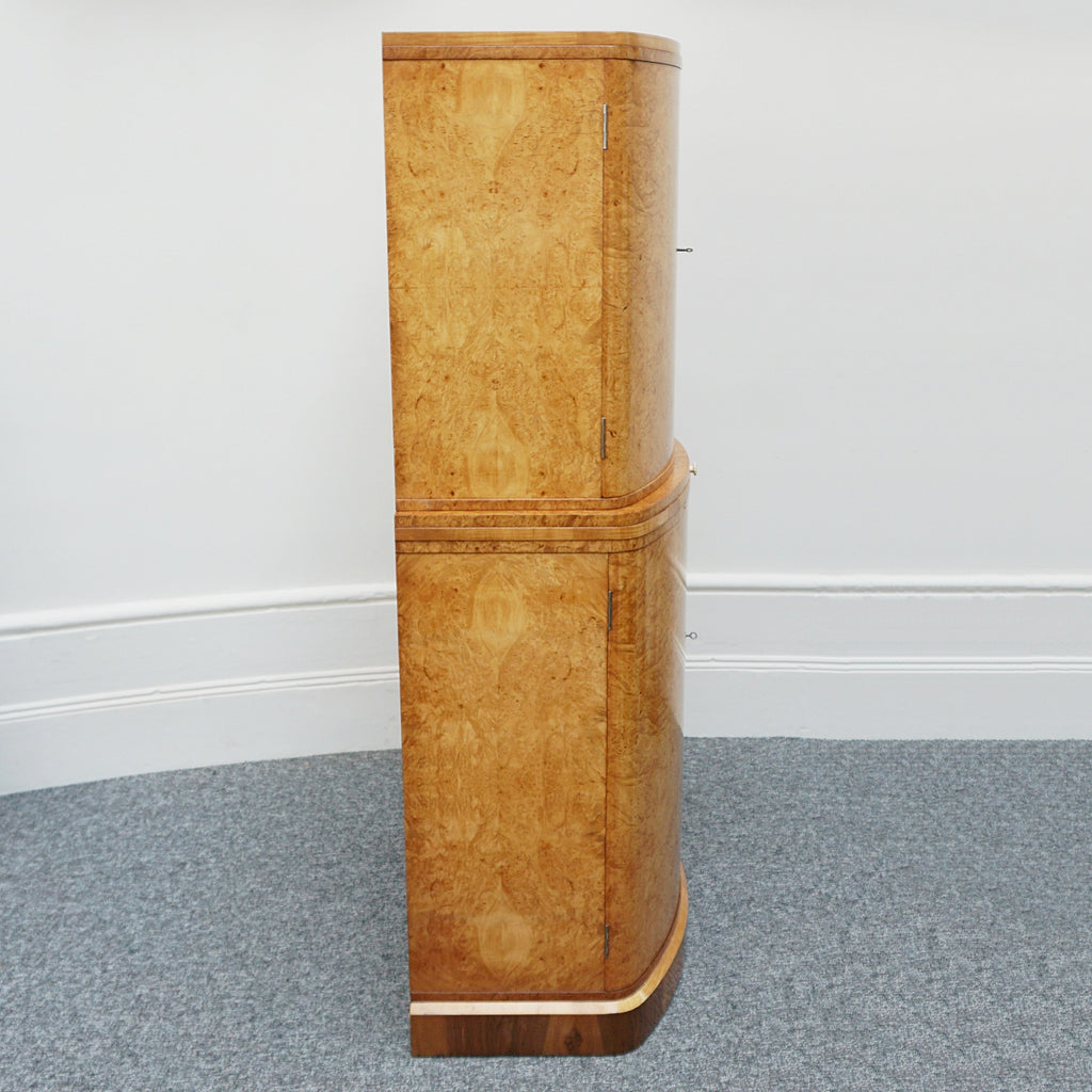 Original English Art Deco Drinks Cabinet by Harry.& Lou Epstein - Jeroen Markies Art Deco