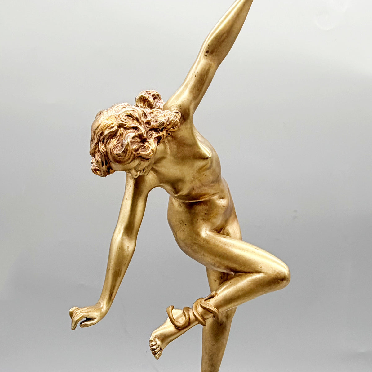 Snake Dancer Art Deco Bronze Sculpture by Colinet 1925 | Markies Antiques Ltd