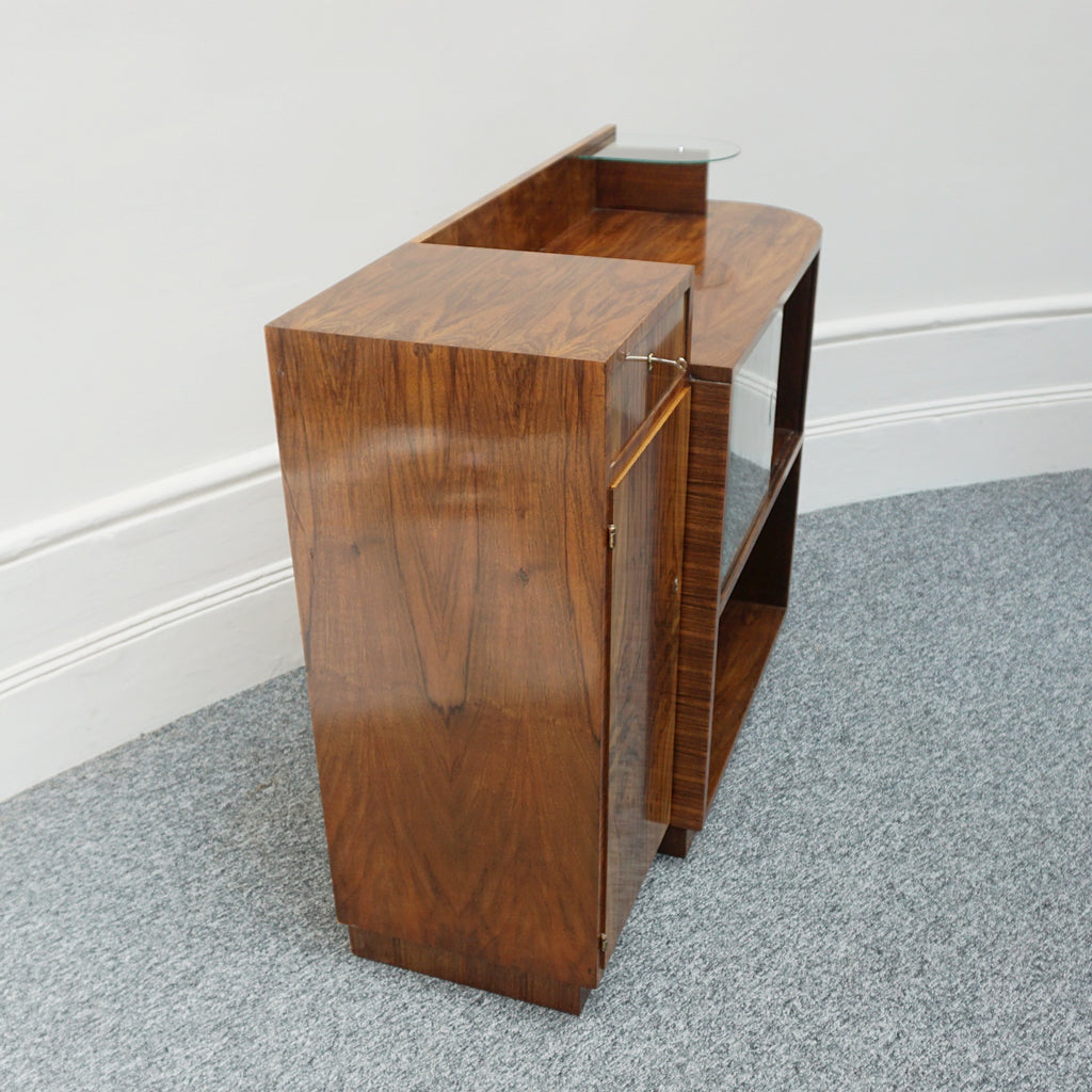 An ARt Deco Modernist Cabinet with sliding glass doors - Jeroen Markies Art Deco