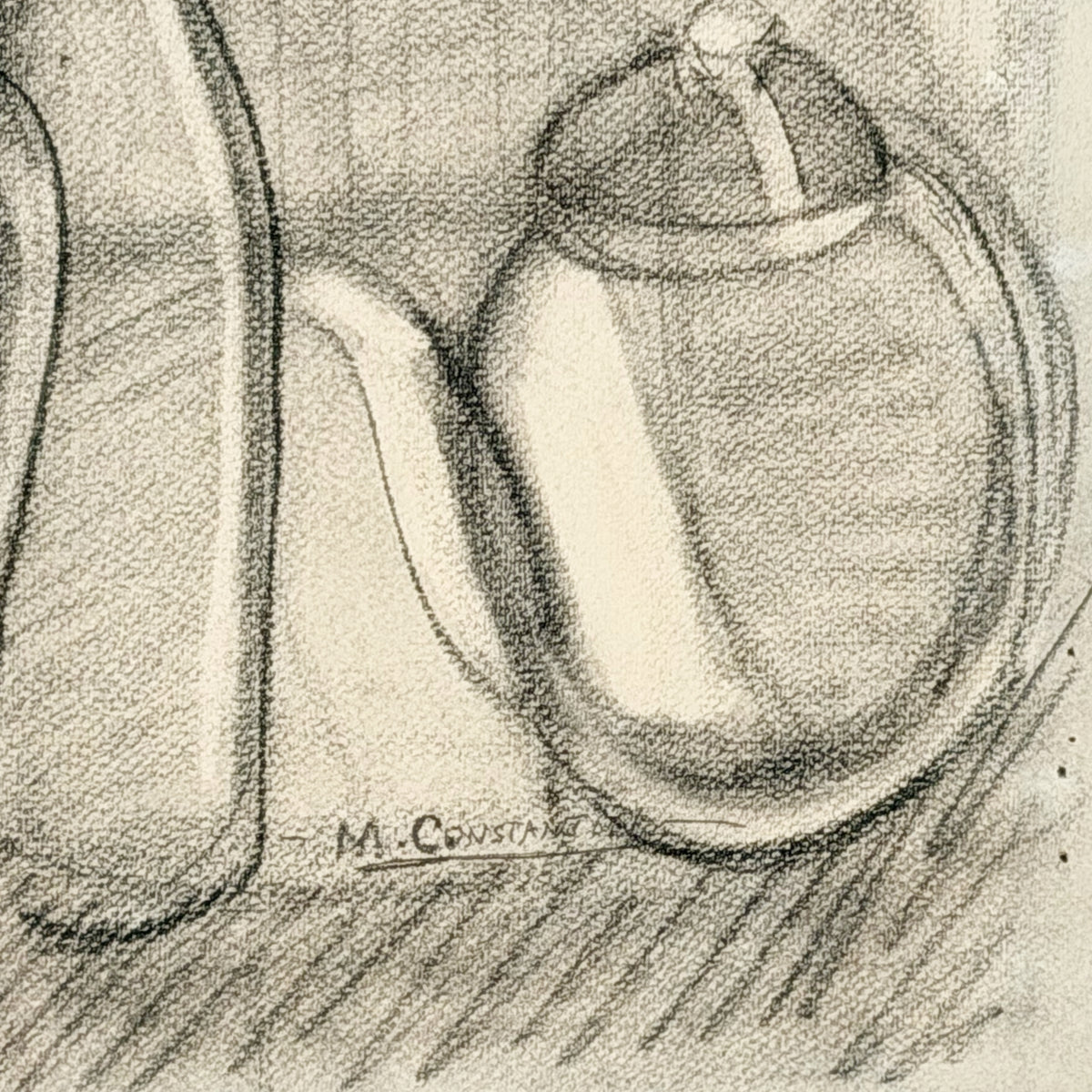 Mid-Century Cubist Figural Study by Marceau Constantin (1918-2017)