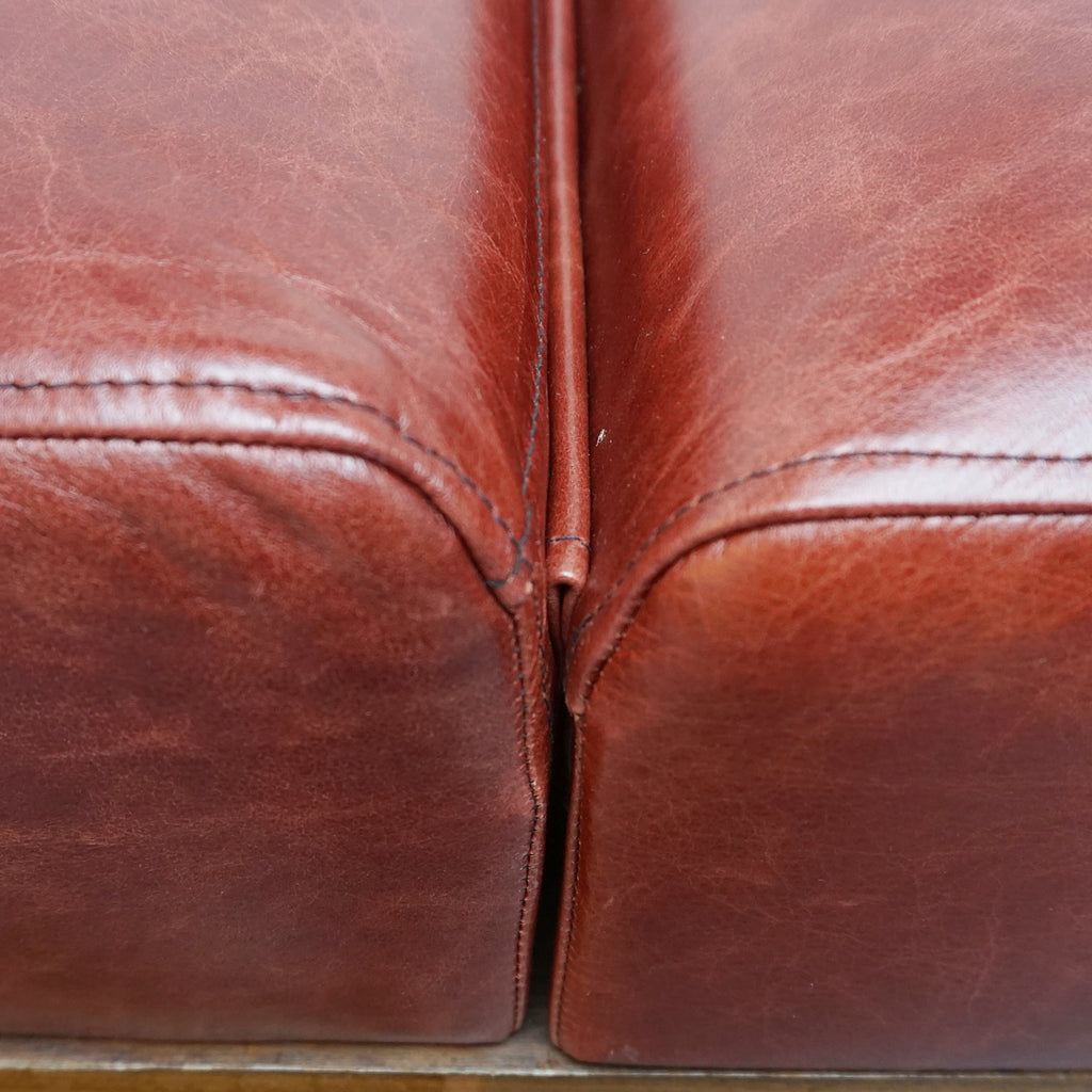 Original Art Deco Psychiatrists Couch With Red Leather Upholstery and Macassar Ebony - Jeroen Markies Art Deco