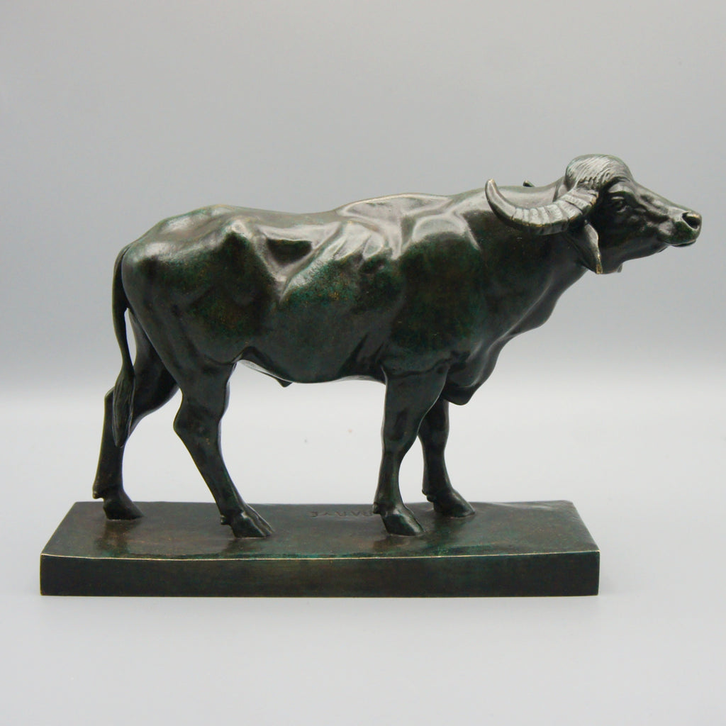 Antoine Louis Barye Water Buffalo Bronze Sculpture - Markies Antiques Ltd