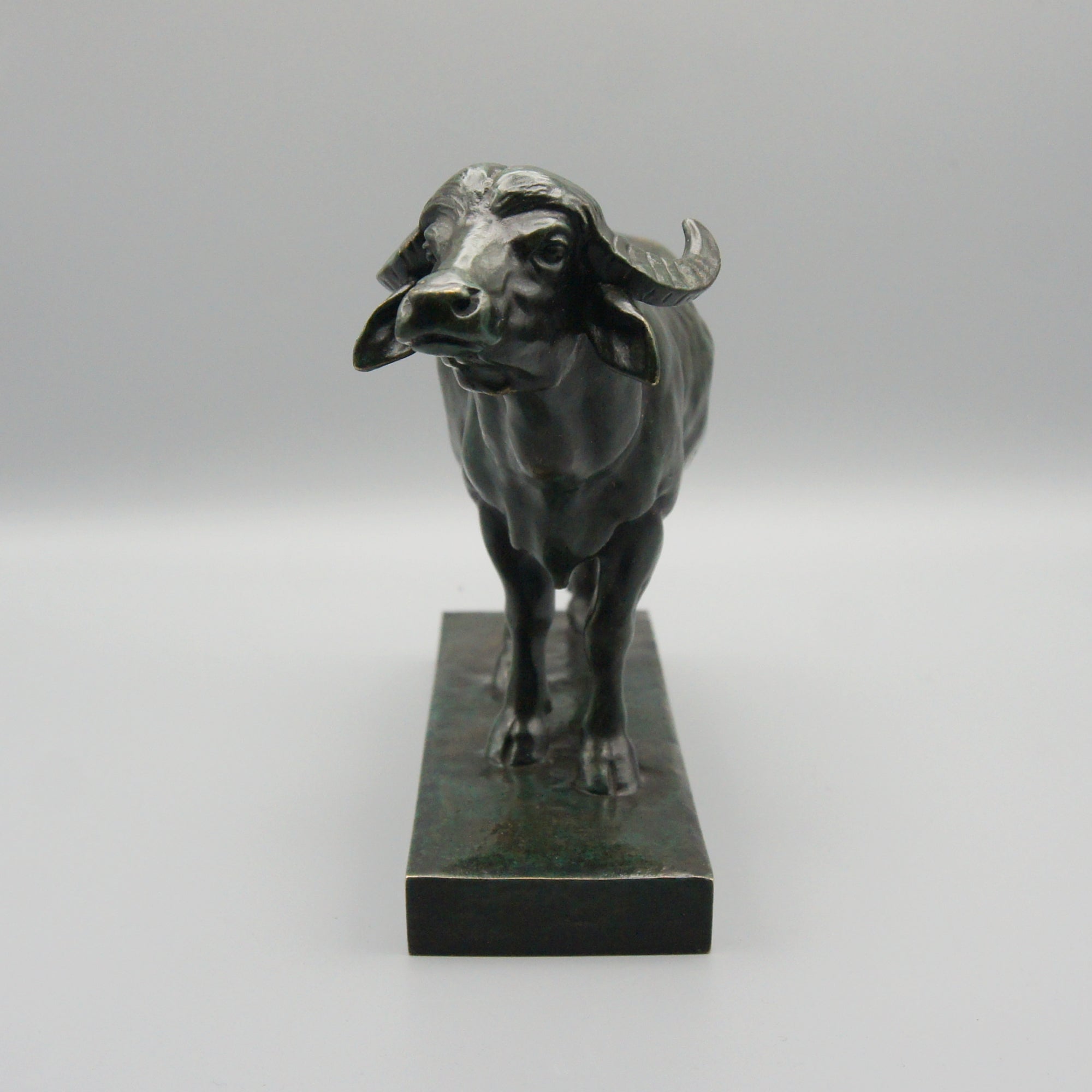 Antoine Louis Barye Water Buffalo Bronze Sculpture - Markies Antiques Ltd