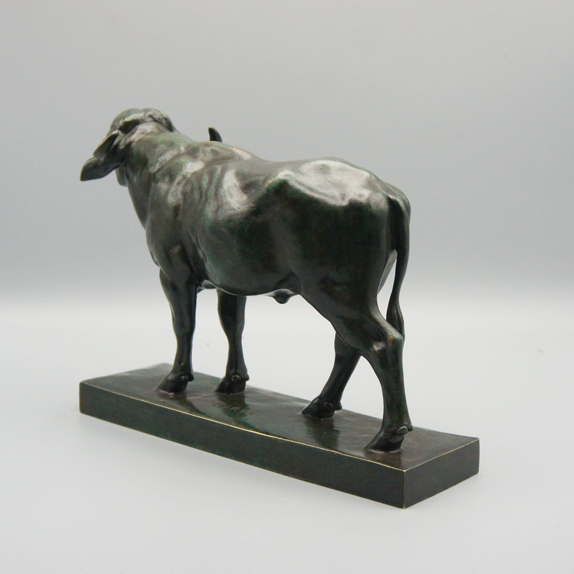 Antoine Louis Barye Water Buffalo Bronze Sculpture - Markies Antiques Ltd