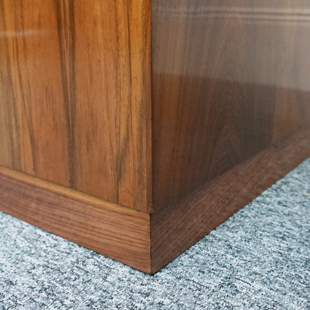 An Art Deco writing desk. Burr walnut with figured walnut banding and original chromed vertical handles. Art Deco Writing Desk. Ladies Desk. Classic, vintage desk- Jeroen Markies Art Deco 