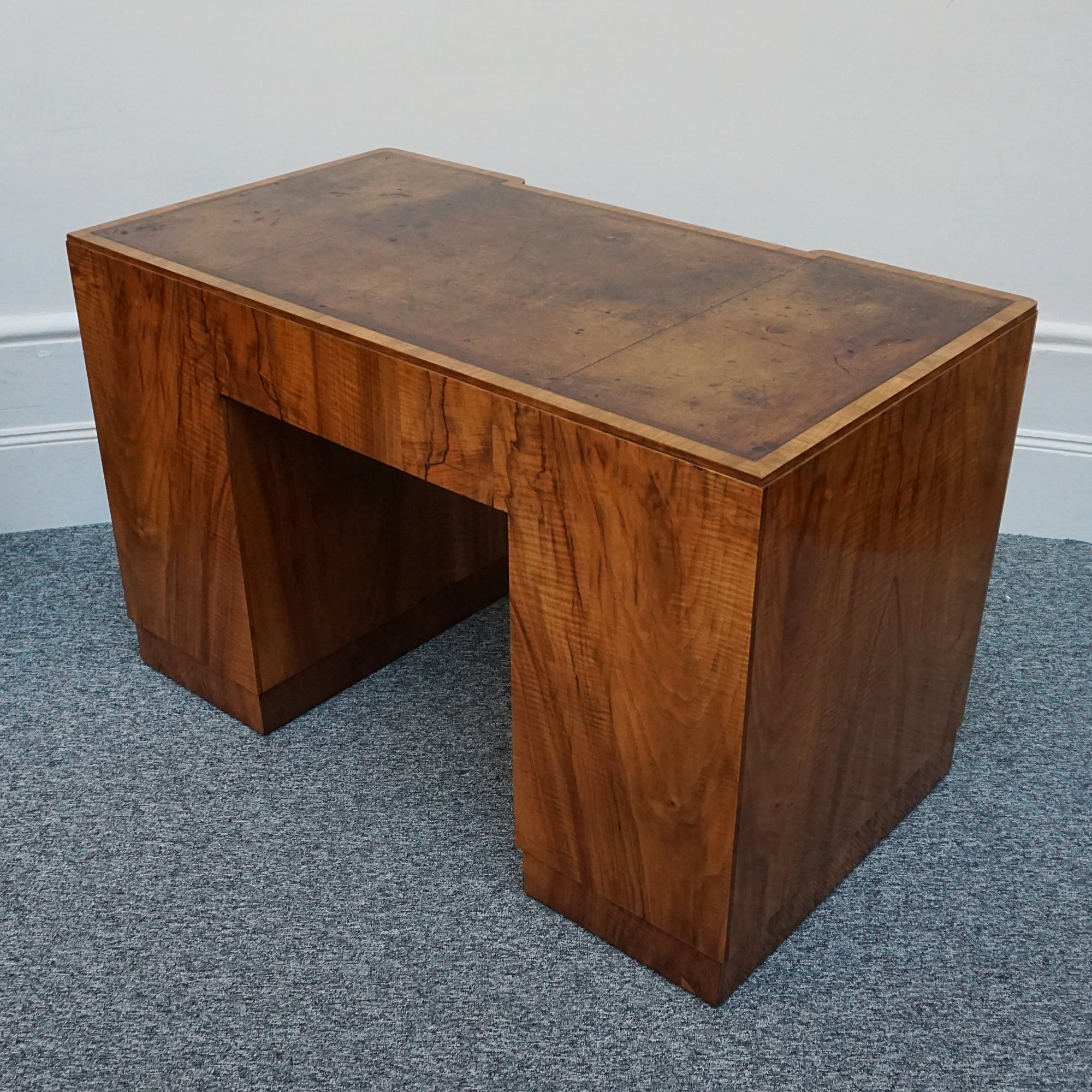 Vintage Art Deco Pedestal Writing Desk - Jeroen Markies Art Deco