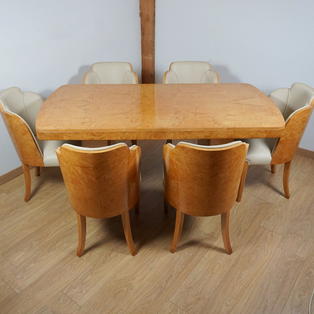 Art Deco Six Seater Dining Suite