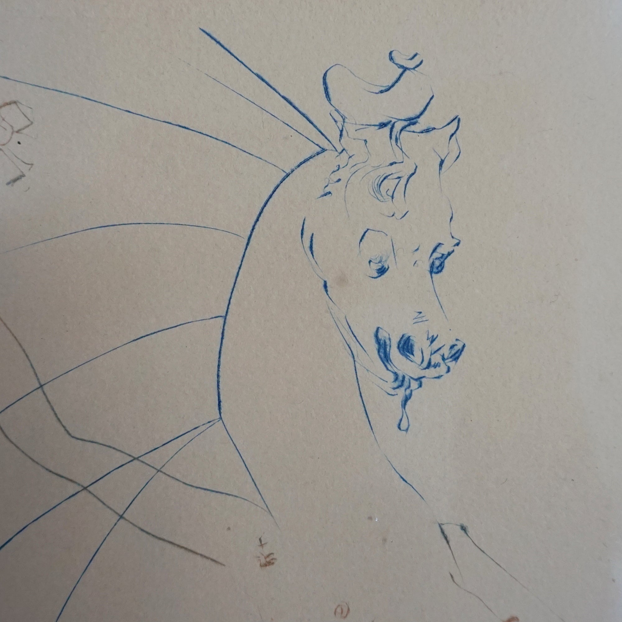 Hippofemme by Salvador Dali - 1973 Signed Print - Jeroen Markies Art deco