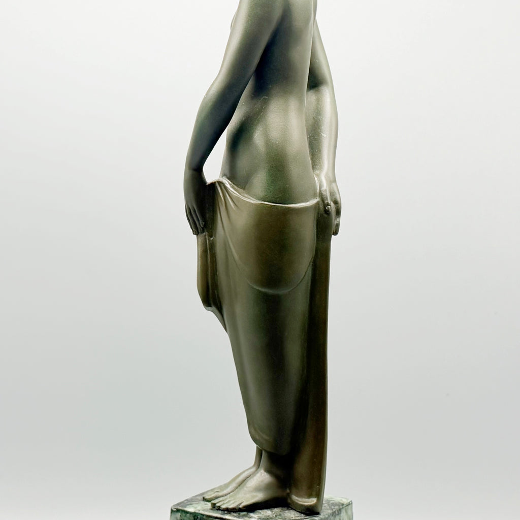 'Ondine' Pierre La Faguays / Fayral Art Deco Bronze Nude Sculpture | Markies Antiques Ltd