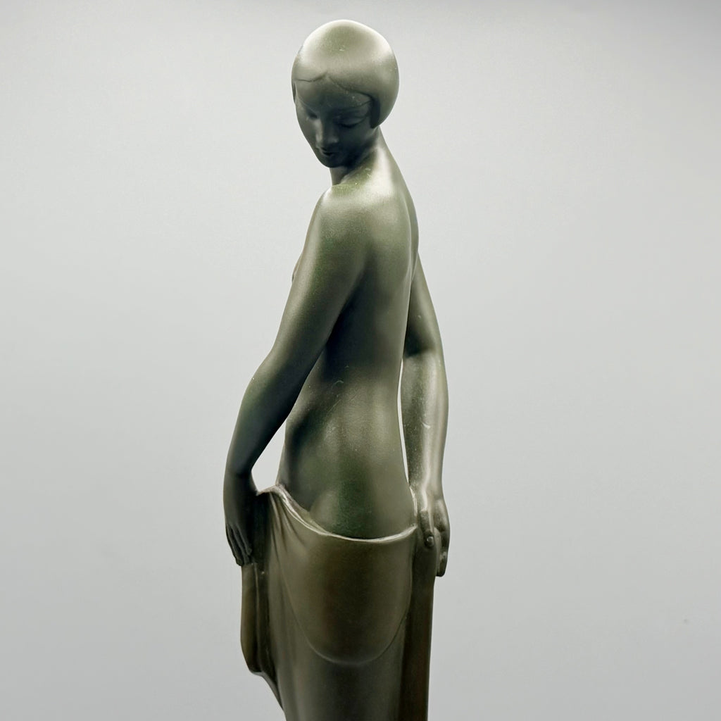 'Ondine' Pierre La Faguays / Fayral Art Deco Bronze Nude Sculpture | Markies Antiques Ltd