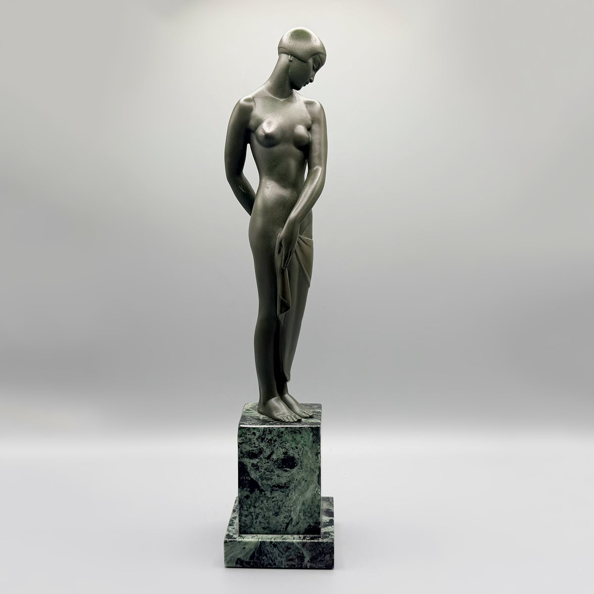 'Ondine' Pierre La Faguays / Fayral Art Deco Bronze Nude Sculpture | Markies Antiques Ltd