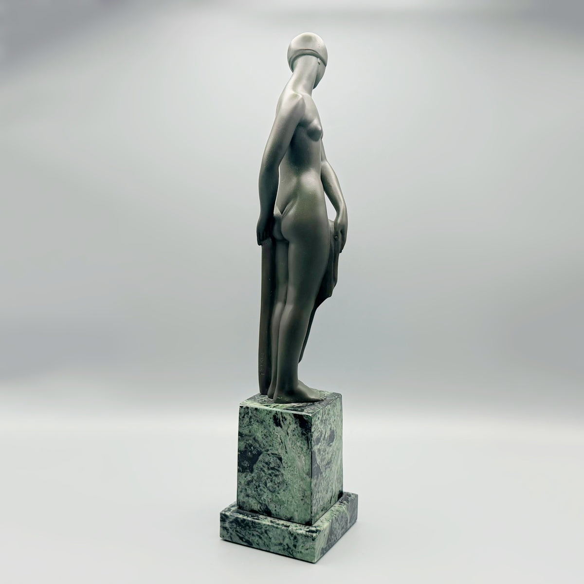 'Ondine' Pierre La Faguays / Fayral Art Deco Bronze Nude Sculpture | Markies Antiques Ltd