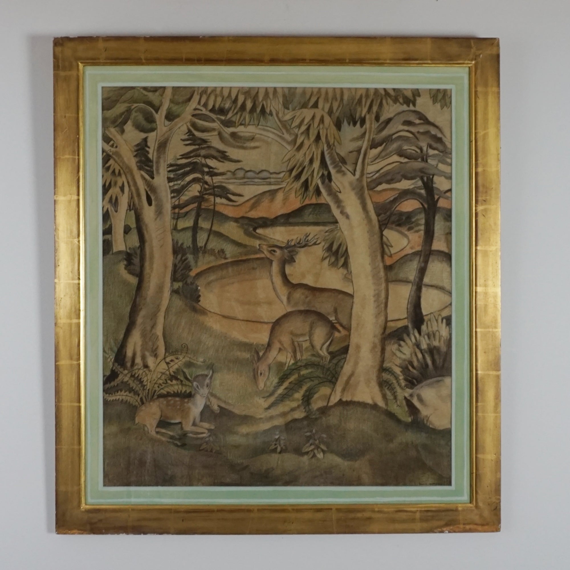'Deer in a Glade'