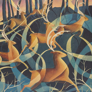Deer At Dusk