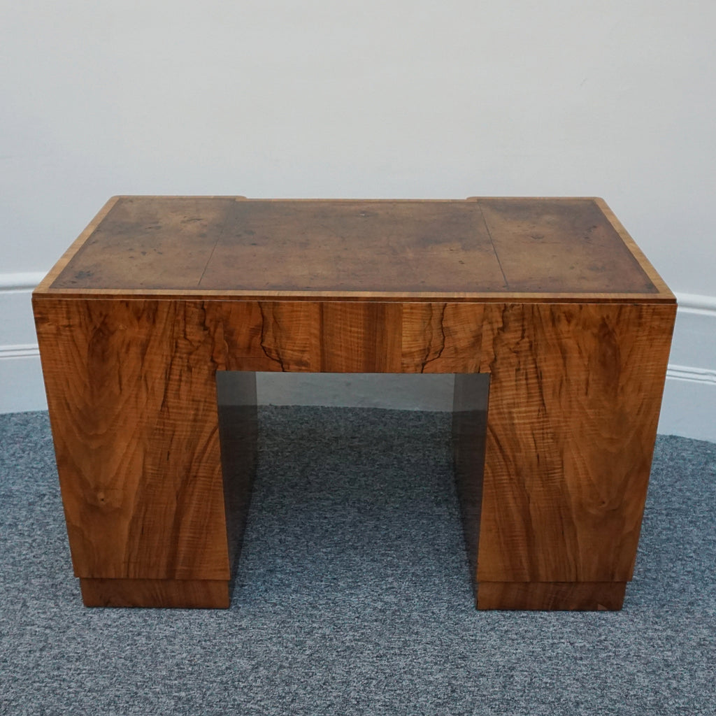 Vintage Art Deco Pedestal Writing Desk - Jeroen Markies Art Deco