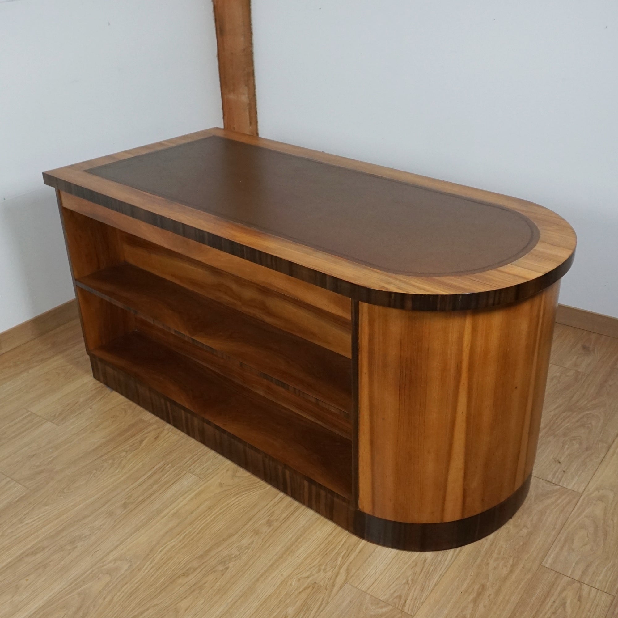 Art Deco Walnut Desk - Markies Art Deco 